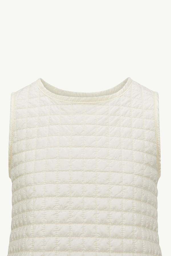 Padded Dress Girl White Moncler 3