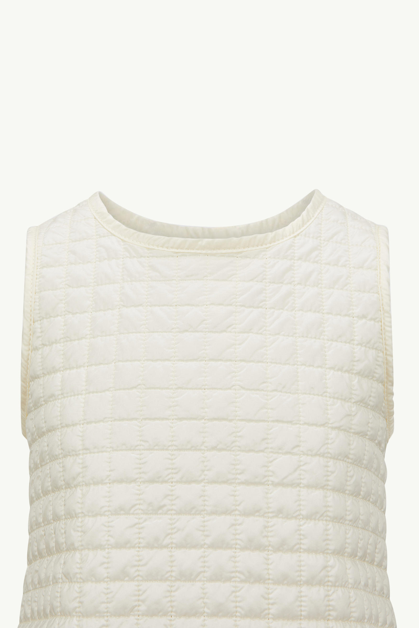Padded Dress Girl White Moncler 3