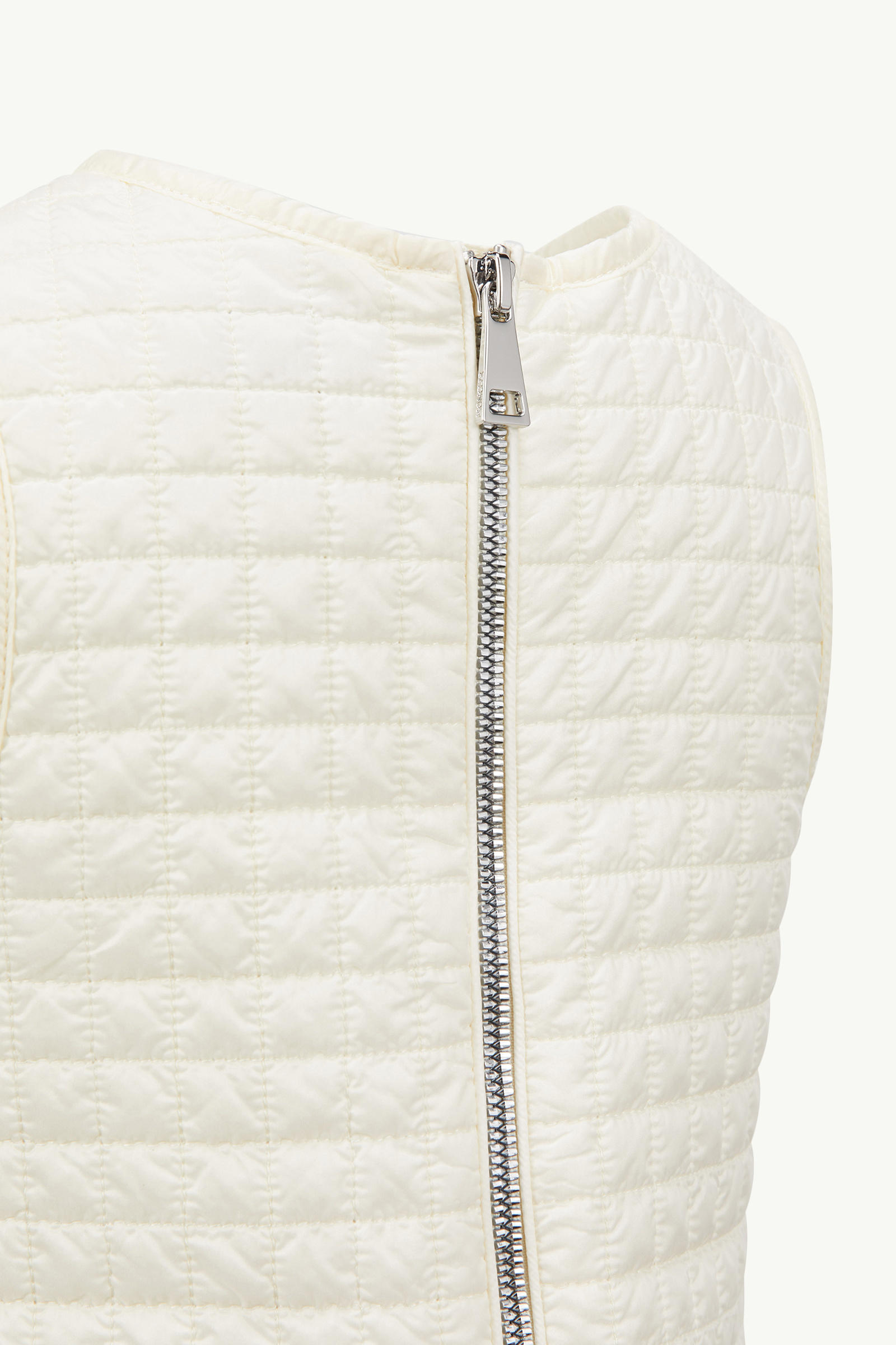 Padded Dress Girl White Moncler 4