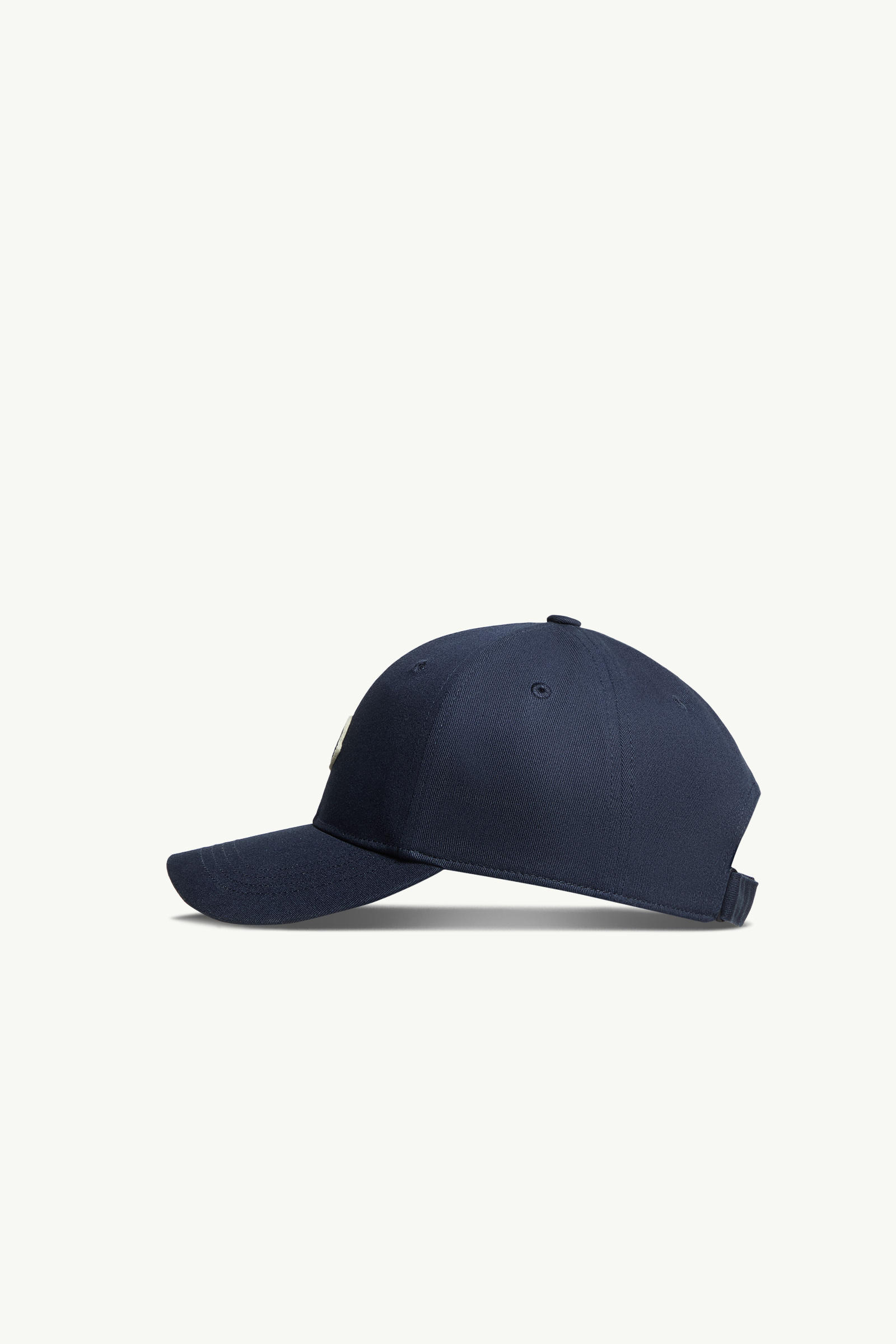 Cotton Gabardine Baseball Cap Boy Blue Moncler 2