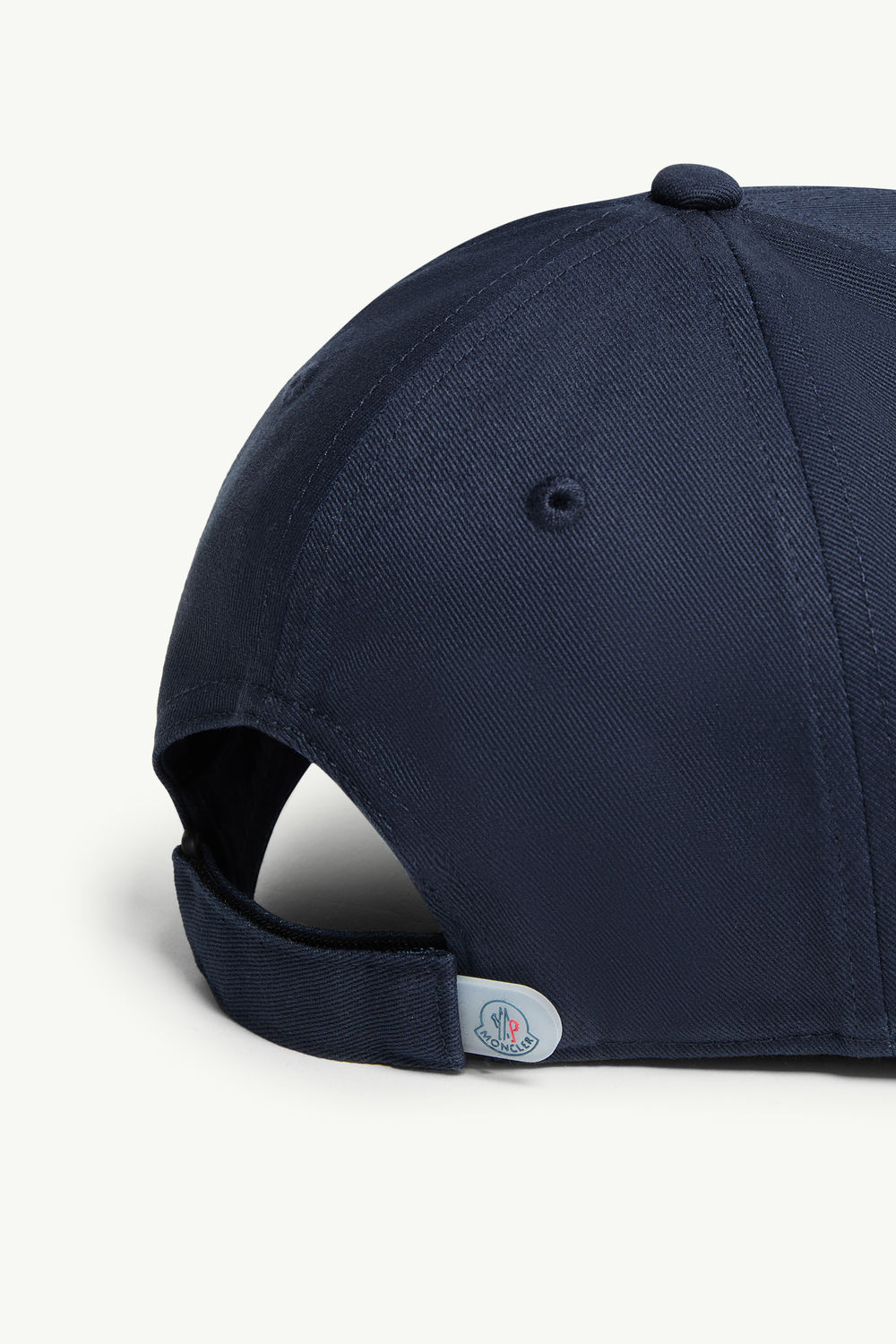 Cotton Gabardine Baseball Cap Boy Blue Moncler 3