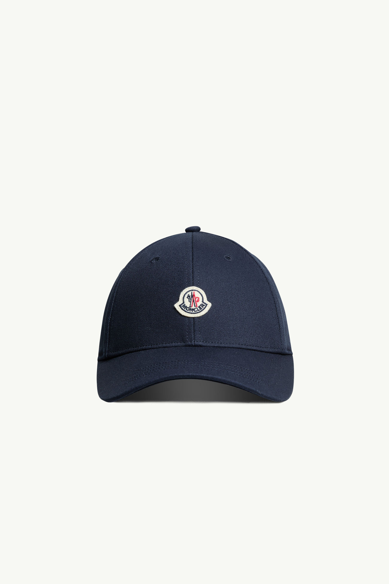 Baseball Cap aus Baumwoll-Gabardine Jungen Navyblau Moncler 0