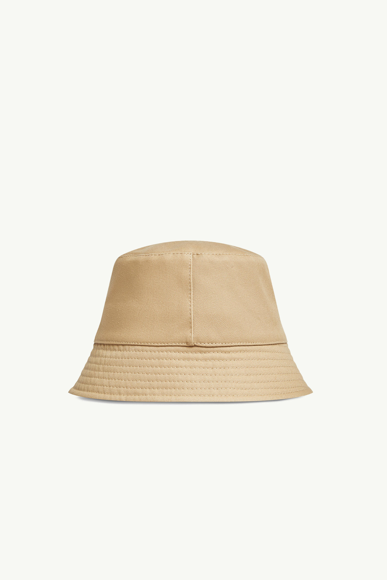 Cotton Gabardine Bucket Hat Gender Neutral Beige Moncler 3