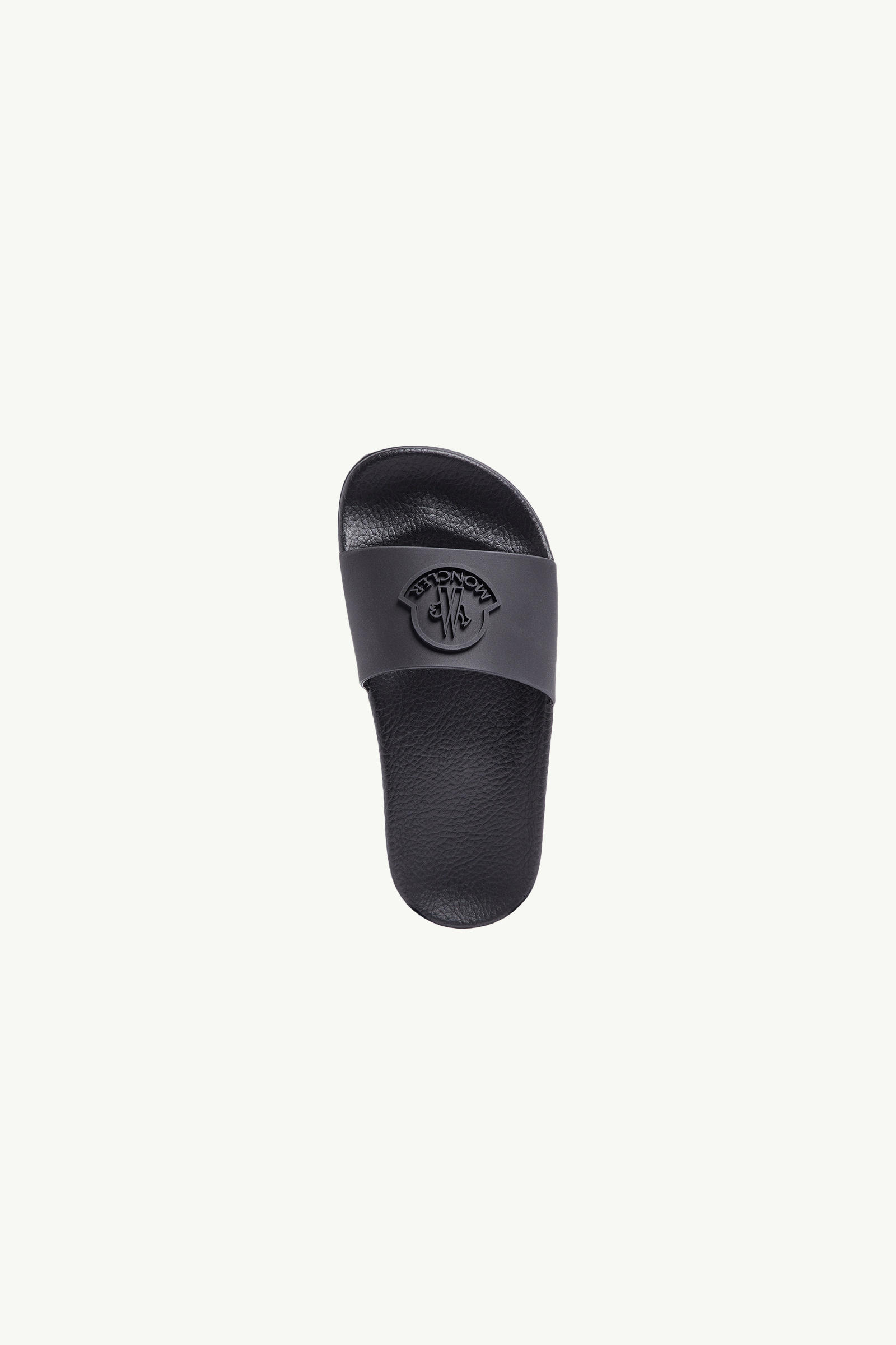 Slide Petit Basile in gomma Gender Neutral Nero Moncler 3