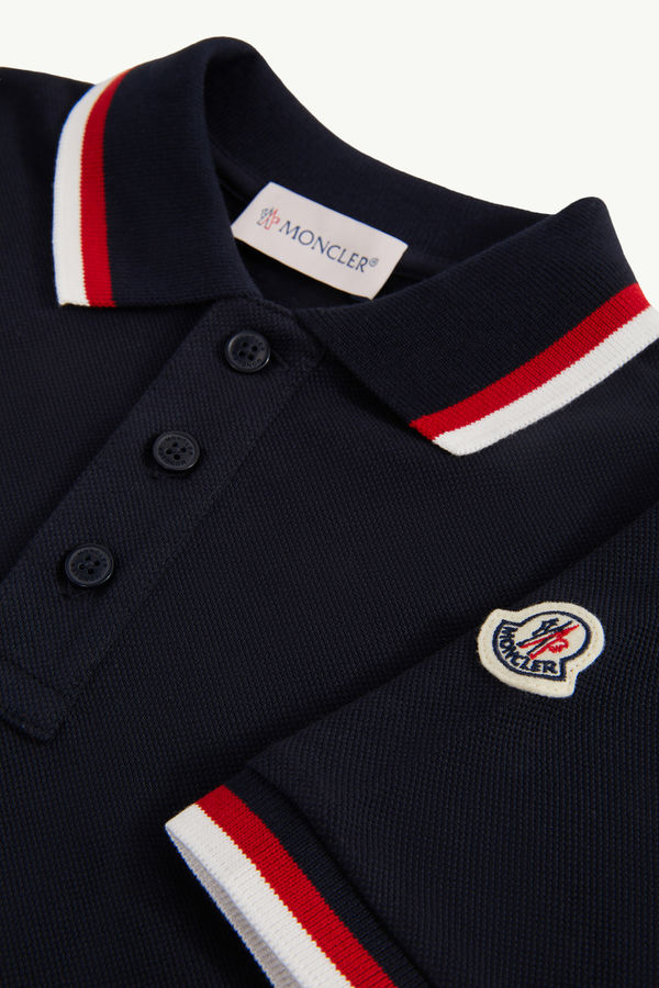 ポロシャツ ボーイズ ネイビーブルー Moncler 3