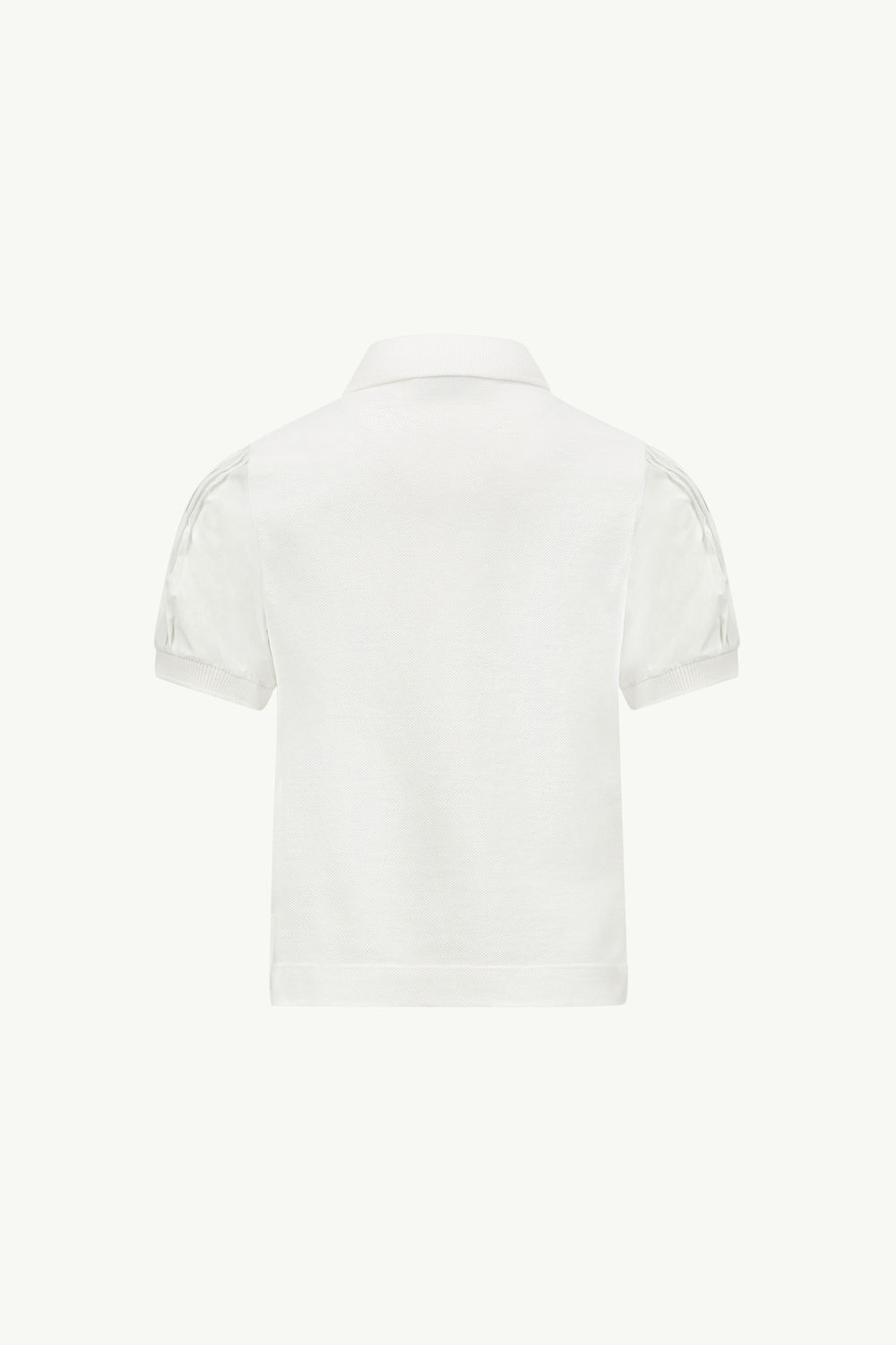 Polohemd aus Baumwollpiqué Mädchen Weiß Moncler 1