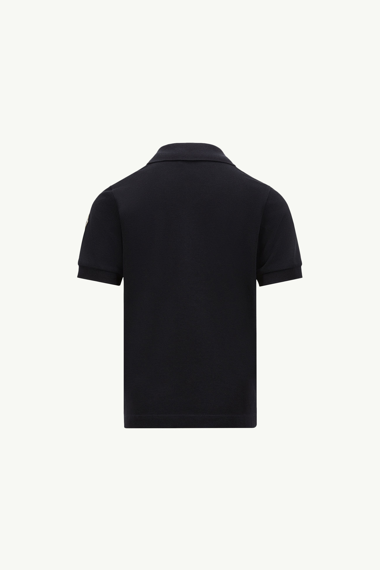 Polo en piqué de coton Garçon Bleu marine Moncler 2