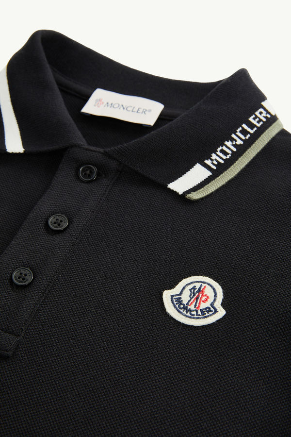 ポロシャツ ボーイズ ブラック Moncler 4