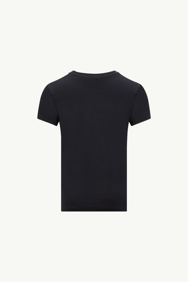 Tシャツ ガールズ ネイビーブルー Moncler 1