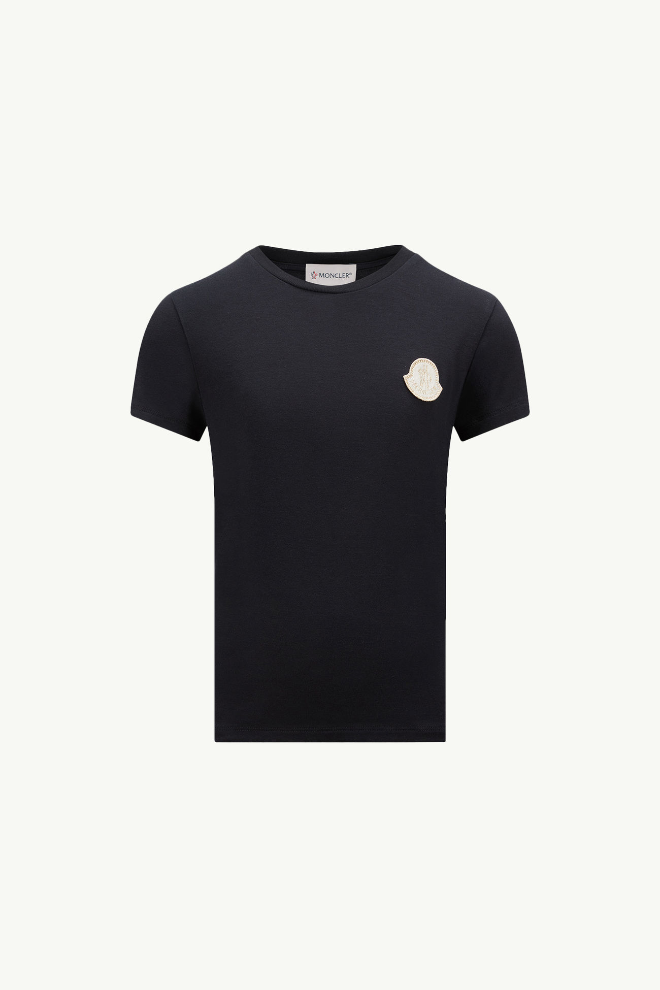 刺繡標誌貼片T恤 女童 海軍藍色 Moncler 0