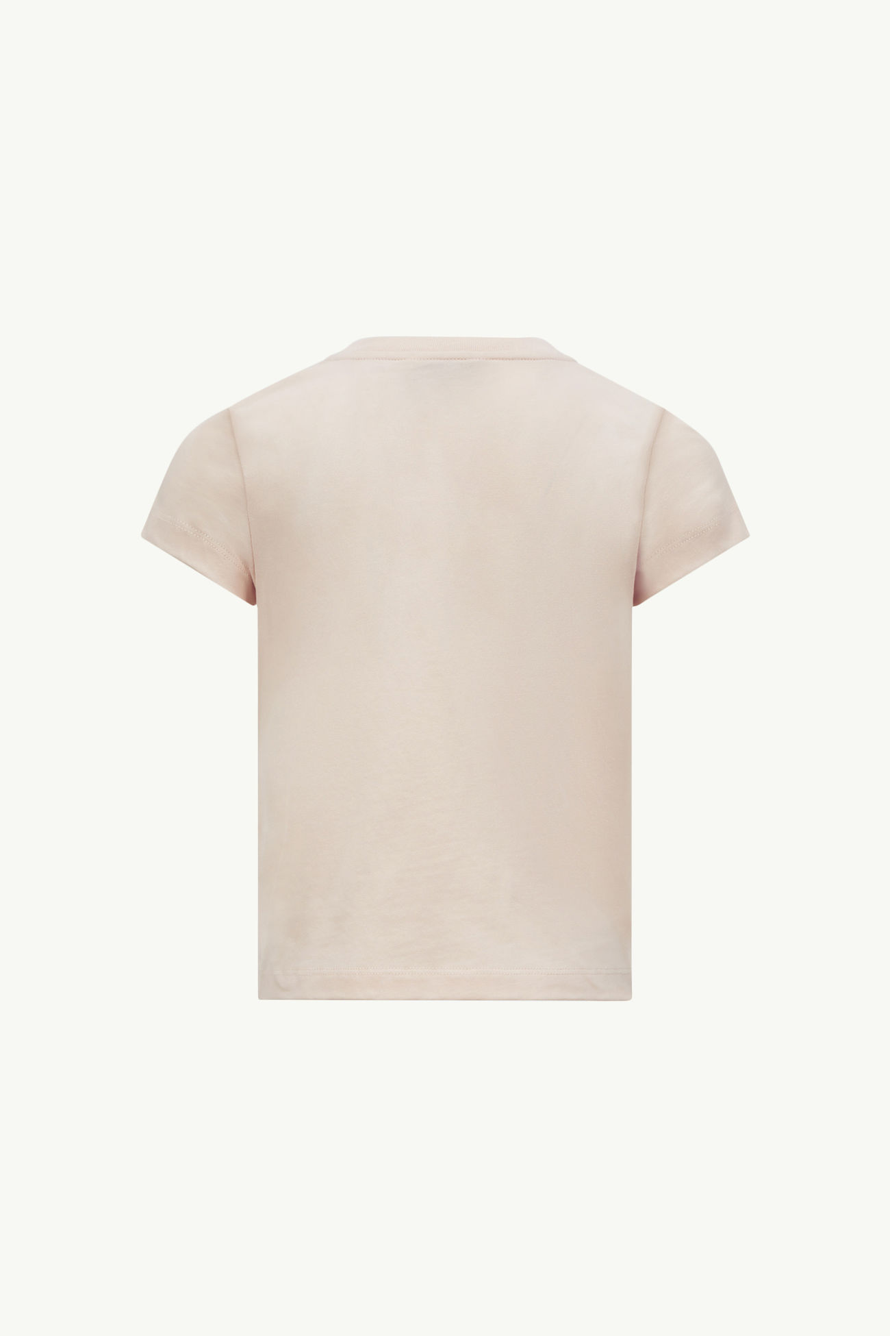 刺繡標誌棉質T恤 女童 淺粉紅色 Moncler 1