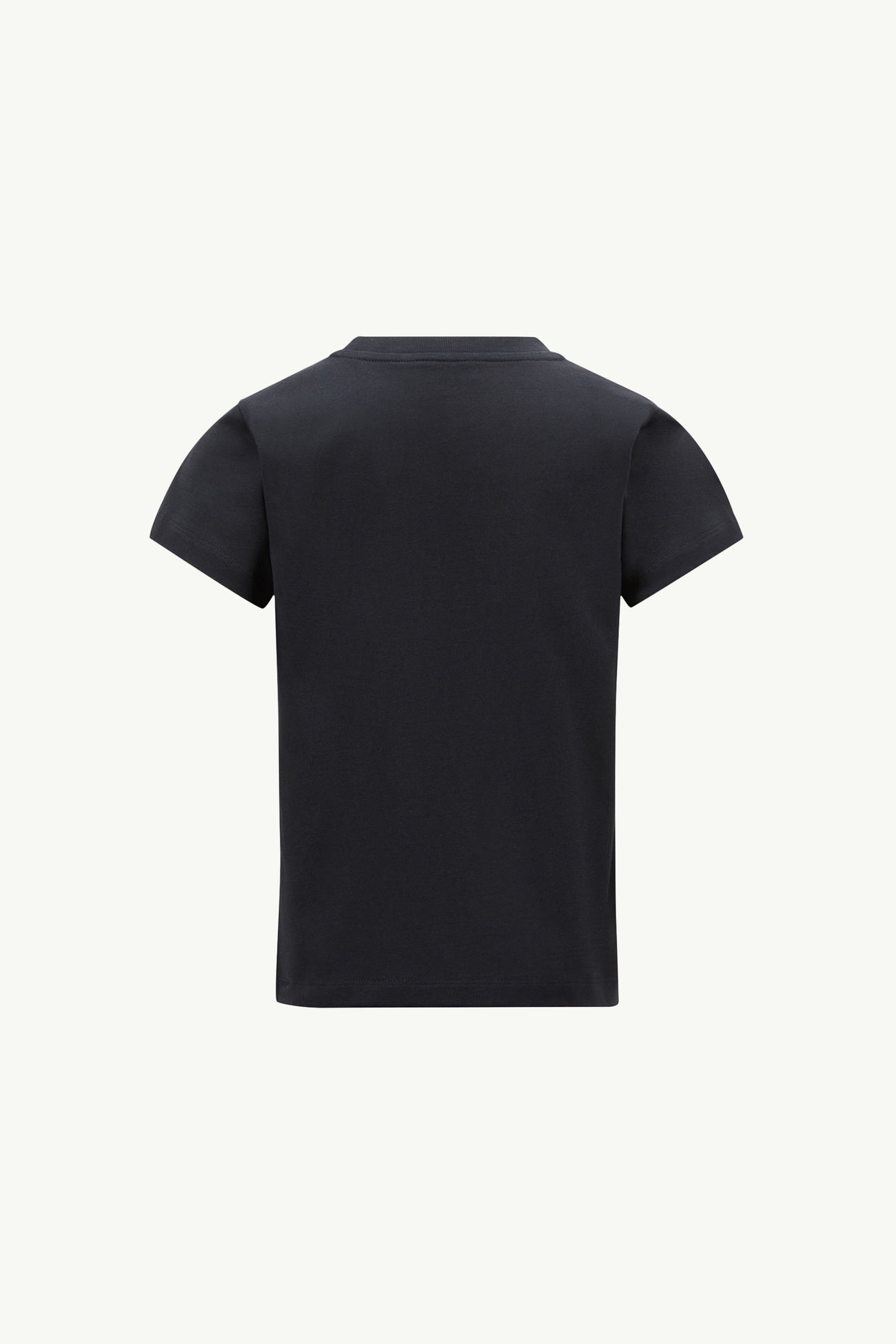 Camiseta de algodón con parche con logotipo (pack de 3) Niño Azul & Negro & Blanco Moncler 2