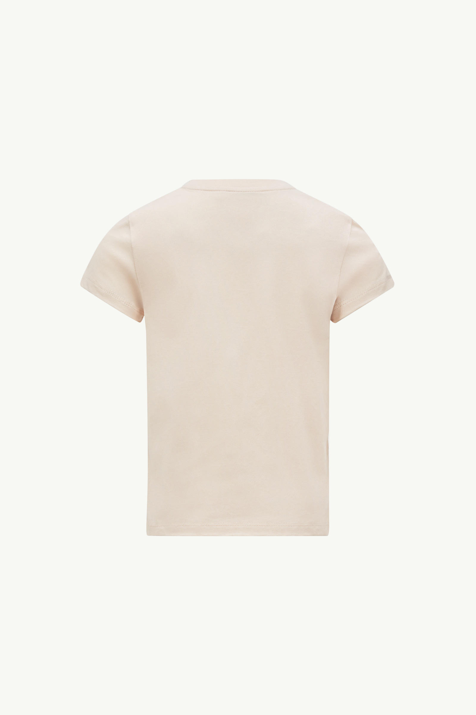 T-shirt in cotone con patch logato (Set da tre) Bambina Nero & Bianco & Rosa Moncler 1
