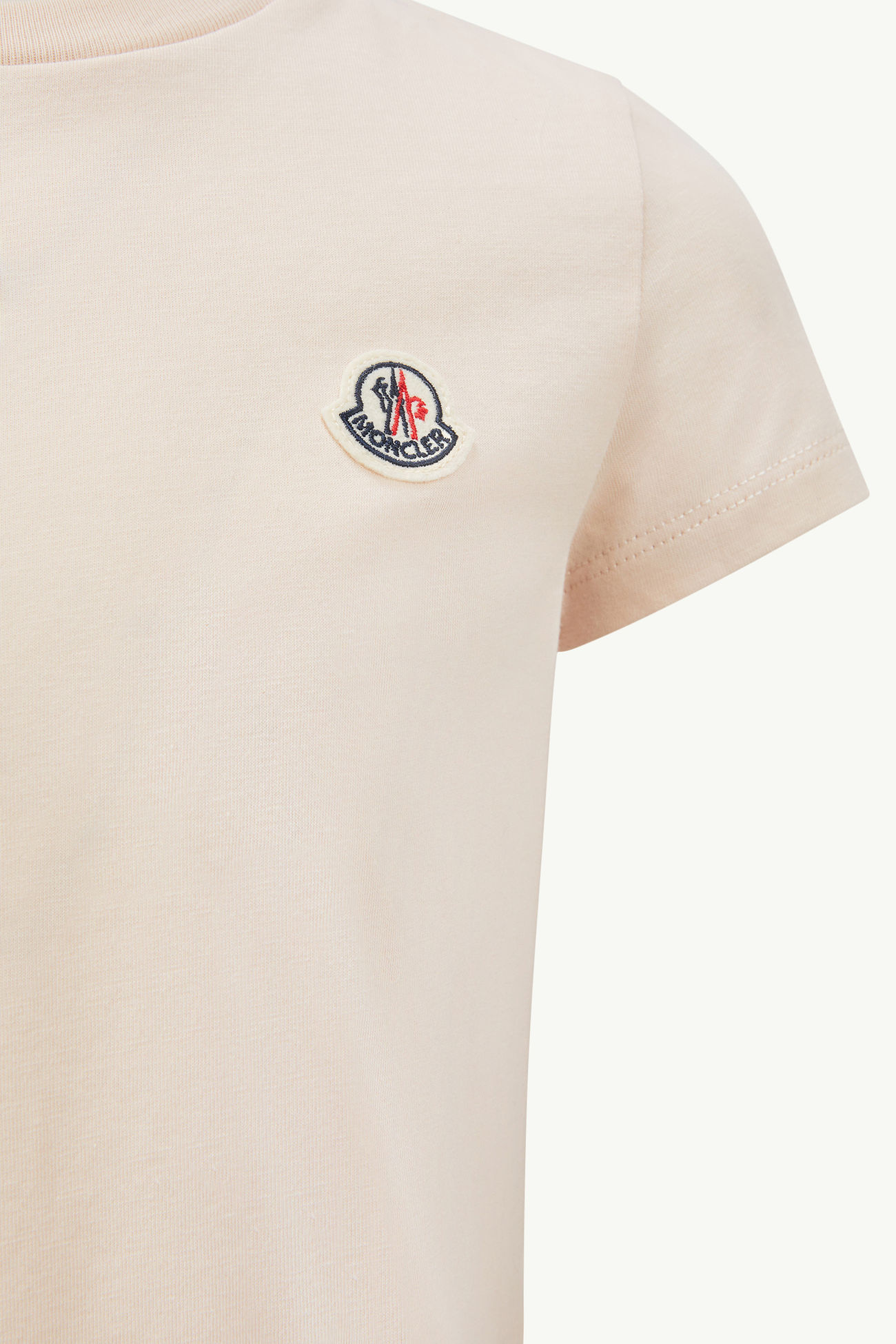 T-shirts en coton à logo (lot de 3) Fille Noir & Blanc & Rose Moncler 3