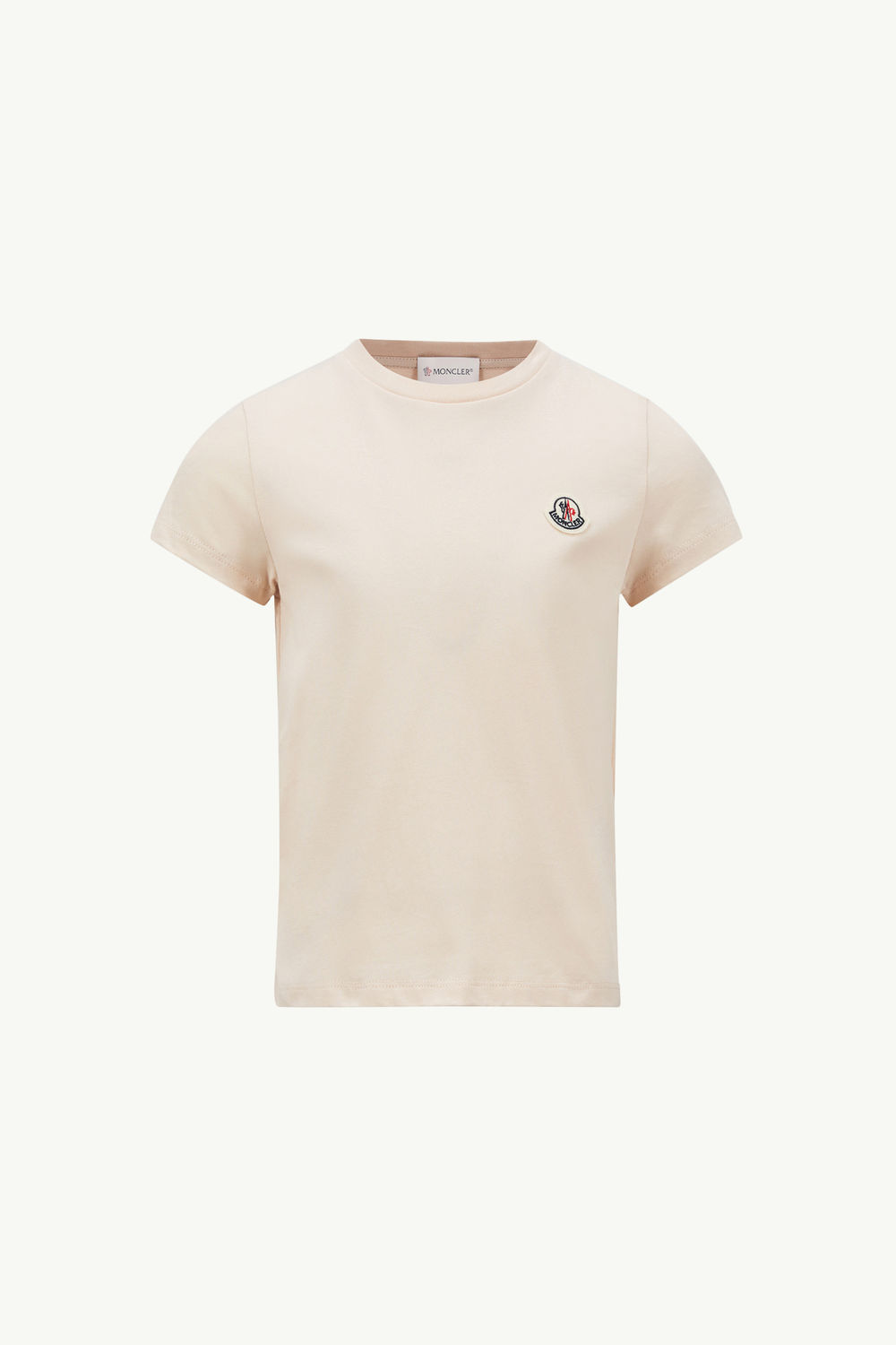 Logo Patch Cotton T-Shirt (Pack of Three) Girl Black & White & Pink Moncler 4
