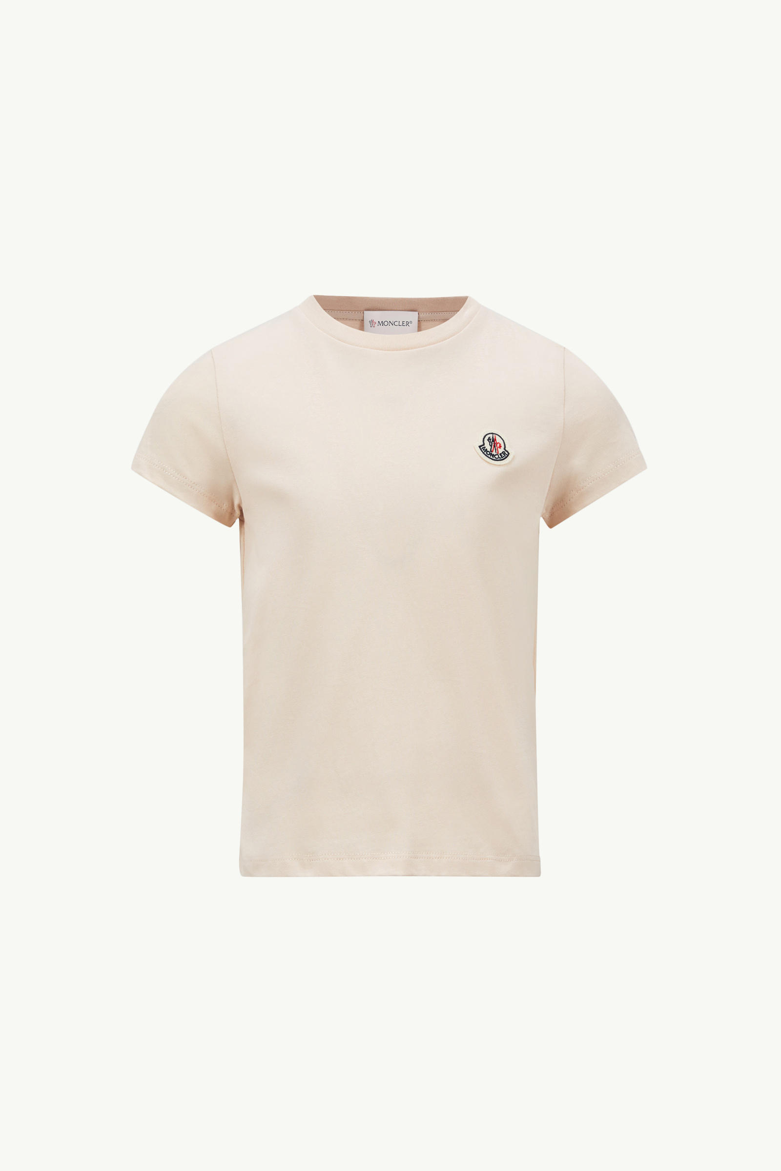 Logo Patch Cotton T-Shirt (Pack of Three) Girl Black & White & Pink Moncler 4