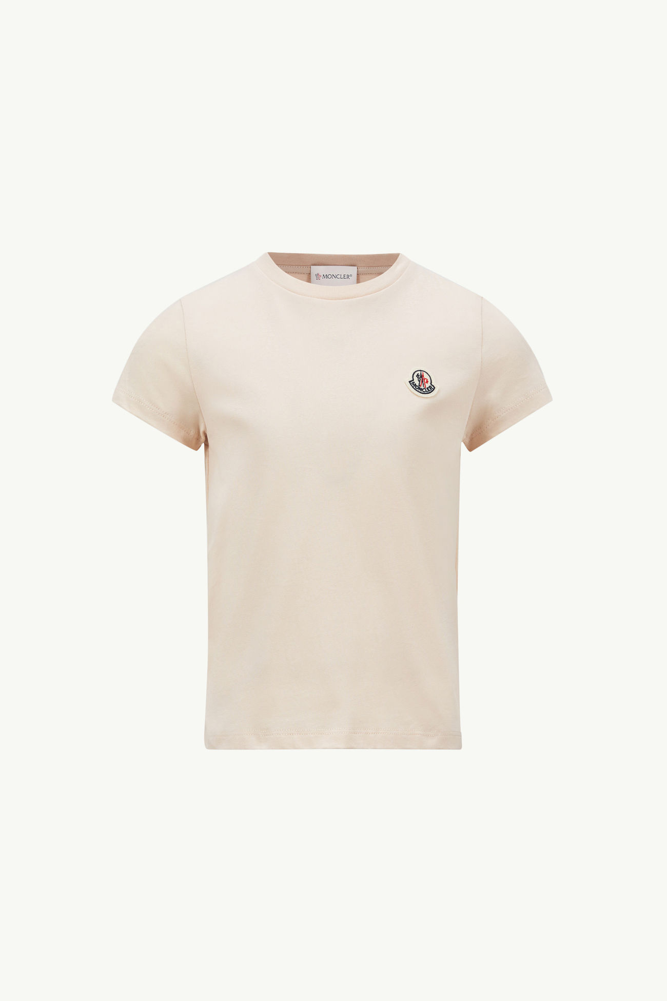 T-Shirt aus Baumwolle mit Logoaufnäher (3er-Pack) Mädchen Schwarz & Weiß & Pink Moncler 4