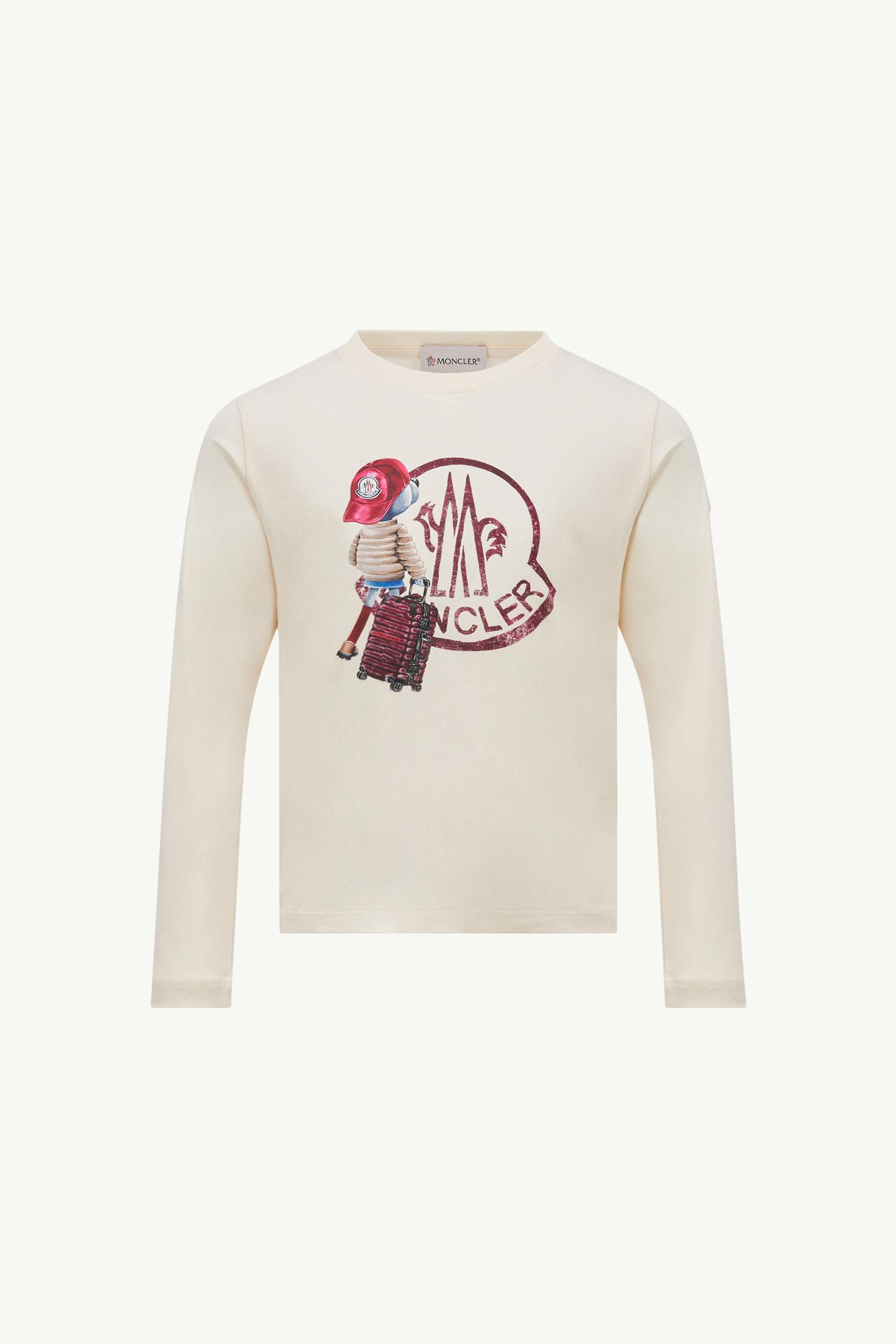 Teddy Bear Logo Long Sleeve Cotton T-Shirt_findInBoutique_image