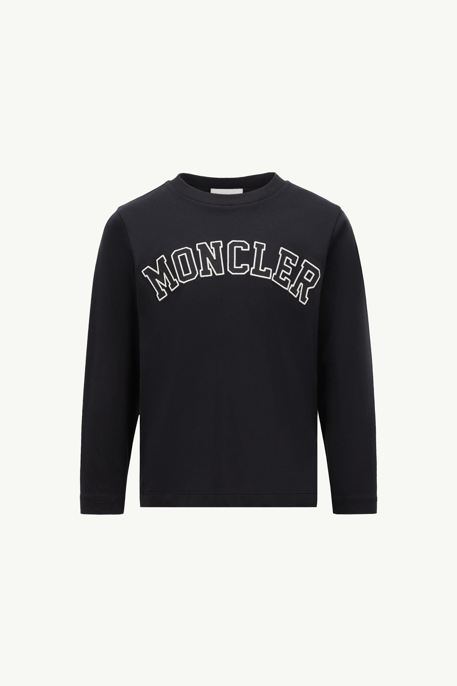 Embroidered Logo Long Sleeve Cotton T-Shirt_findInBoutique_image