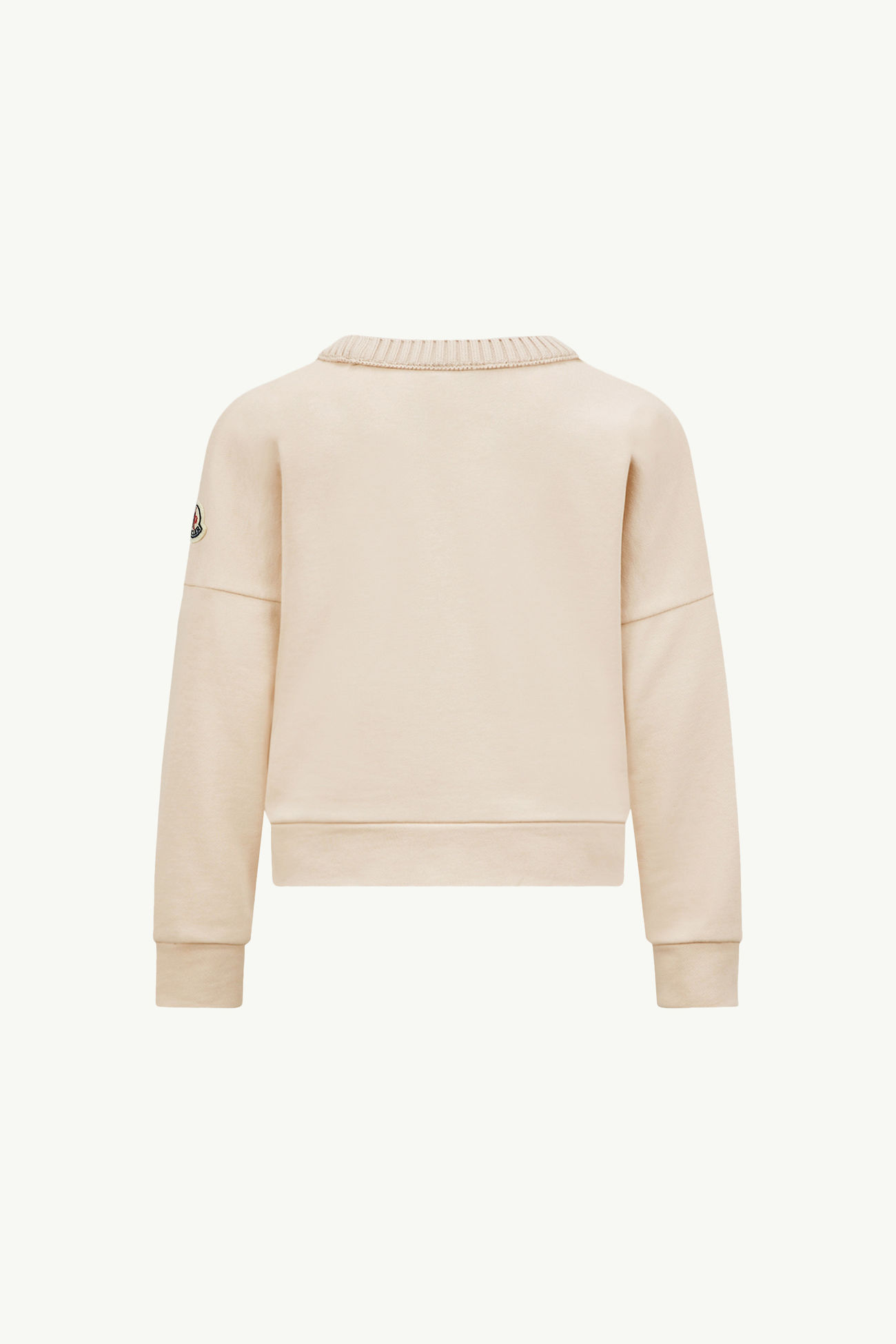 女童刺绣手写标识棉质卫衣 女童 浅粉色 Moncler 2
