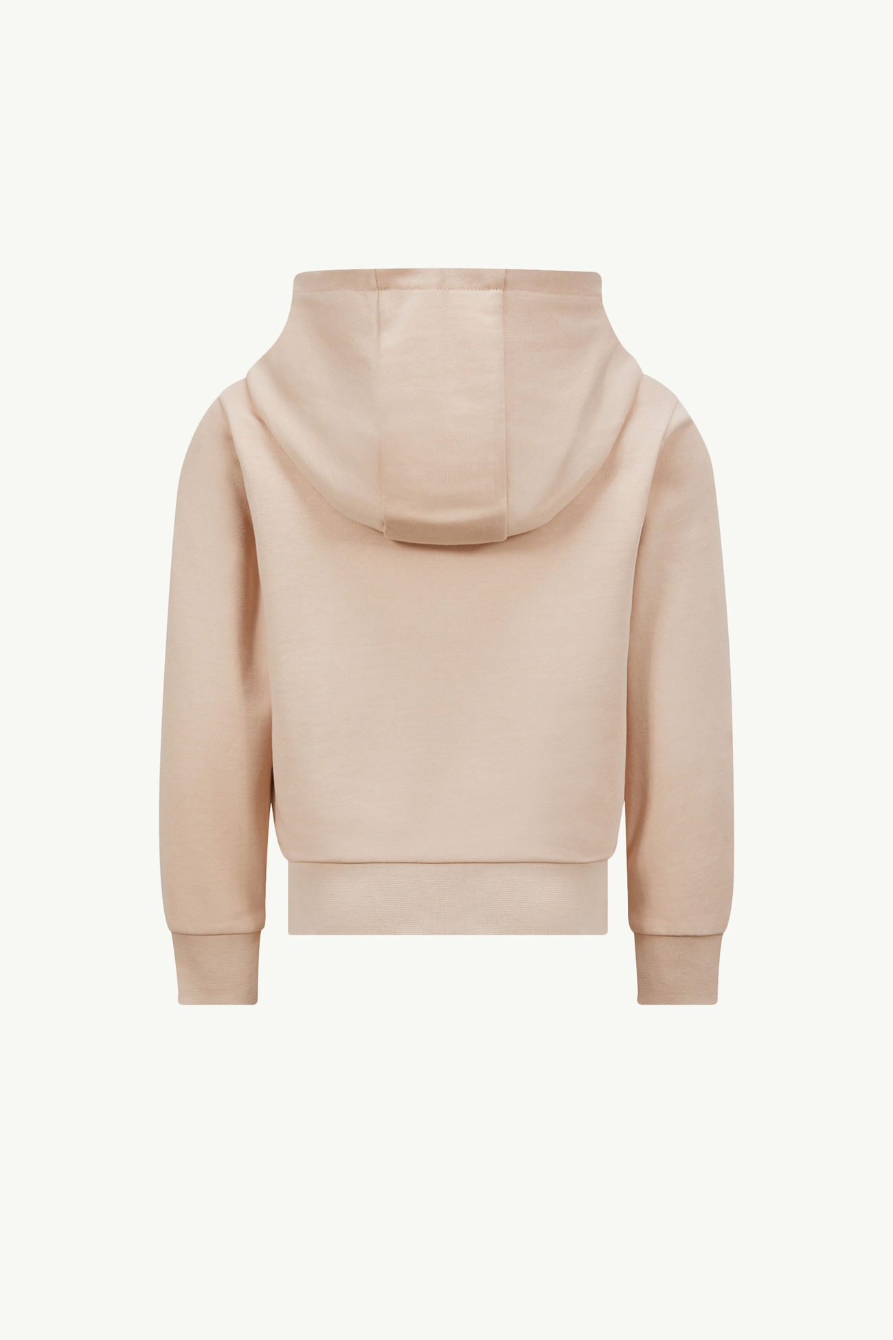 刺繡同色系標誌棉質連帽衫 女童 淺粉紅色 Moncler 1