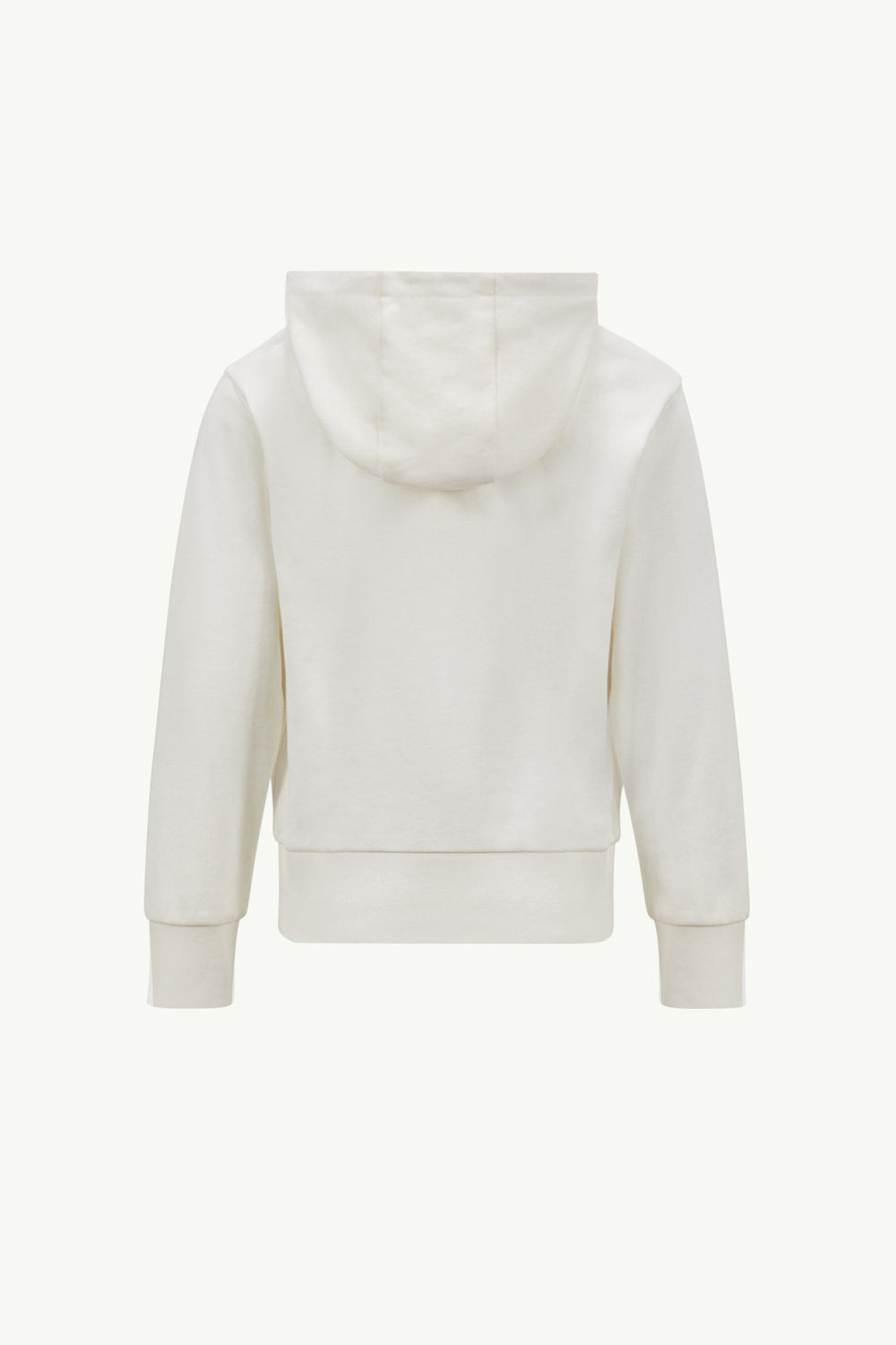Logo Cotton Hoodie Boy White Moncler 1