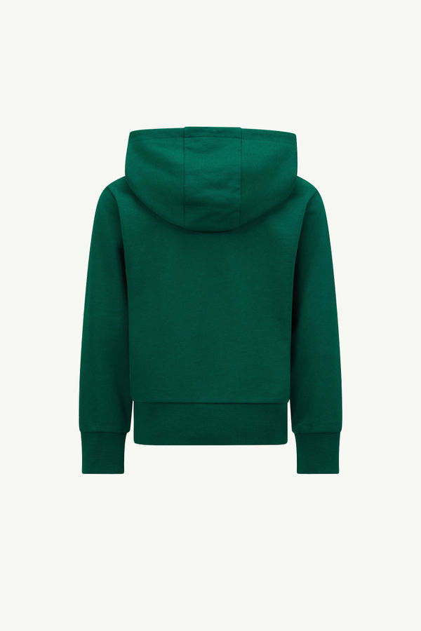 Kapuzenpullover aus Baumwolle mit Logo Jungen Smaragdgrün Moncler 2