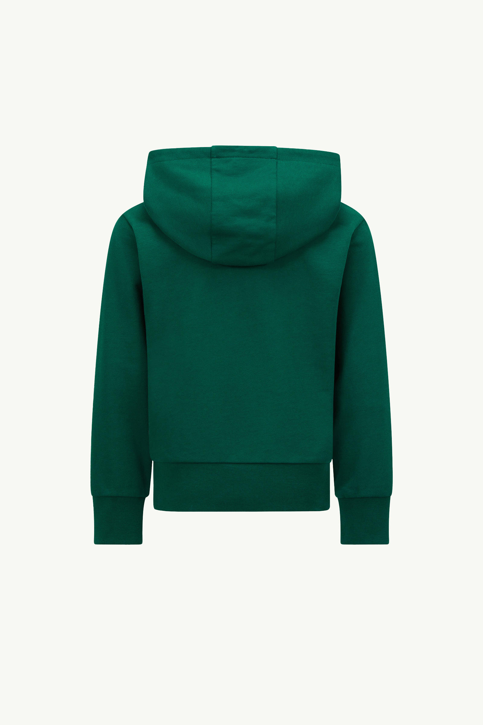 Logo Cotton Hoodie Boy Emerald Green Moncler 2