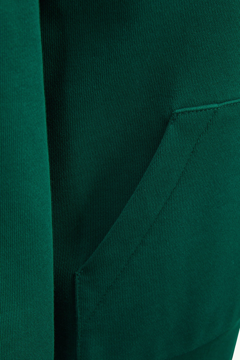 Sweat à capuche en coton à logo Garçon Vert Émeraude Moncler 4