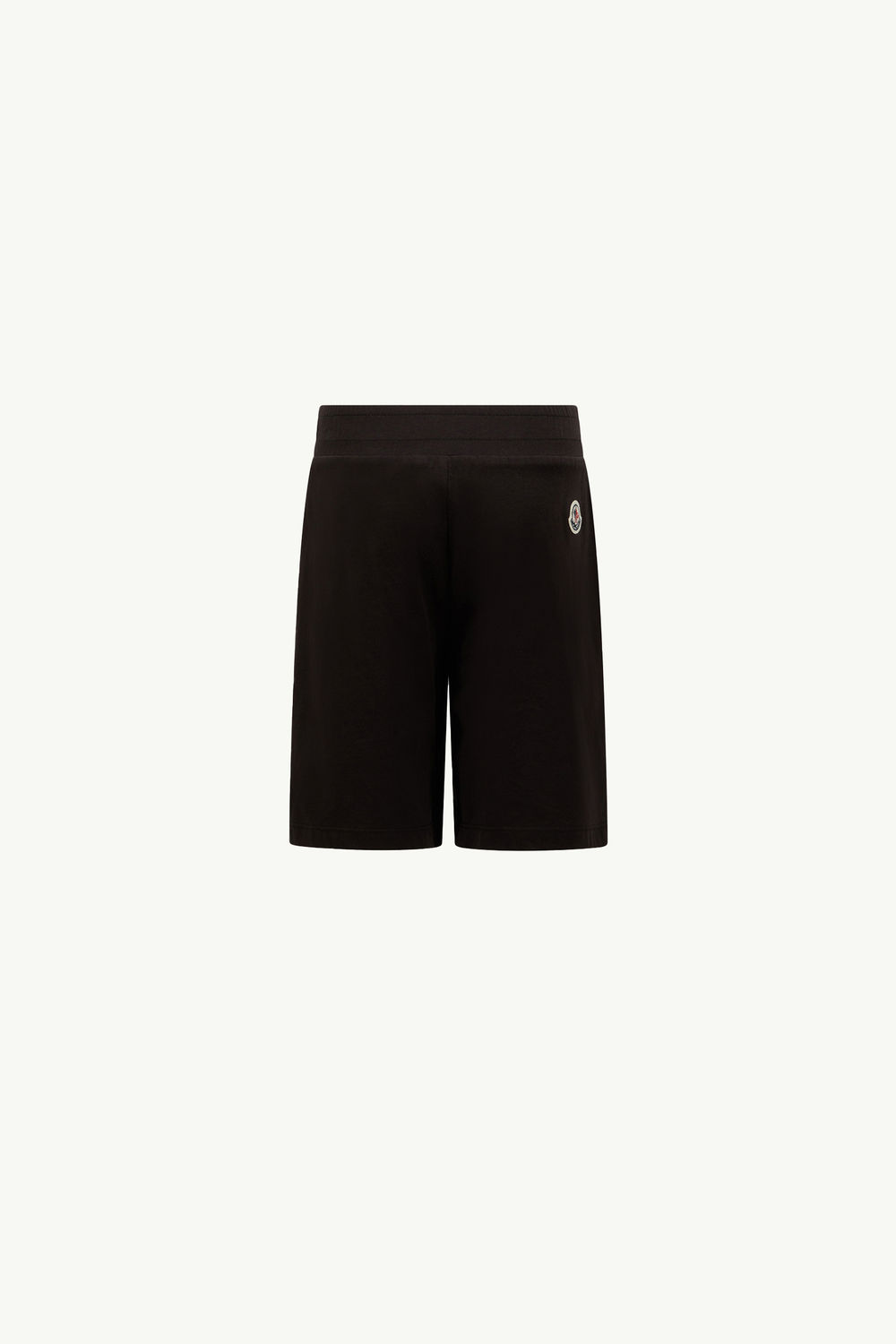 Cotton Jersey Shorts Boy Black Moncler 1