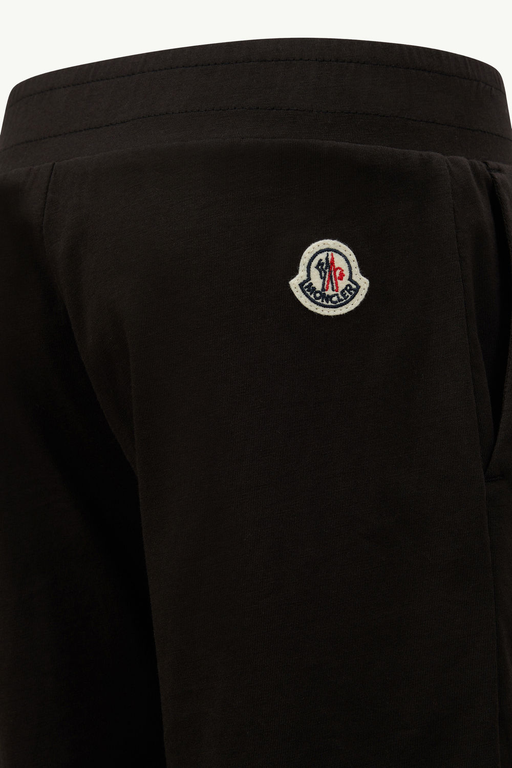 Cotton Jersey Shorts Boy Black Moncler 2