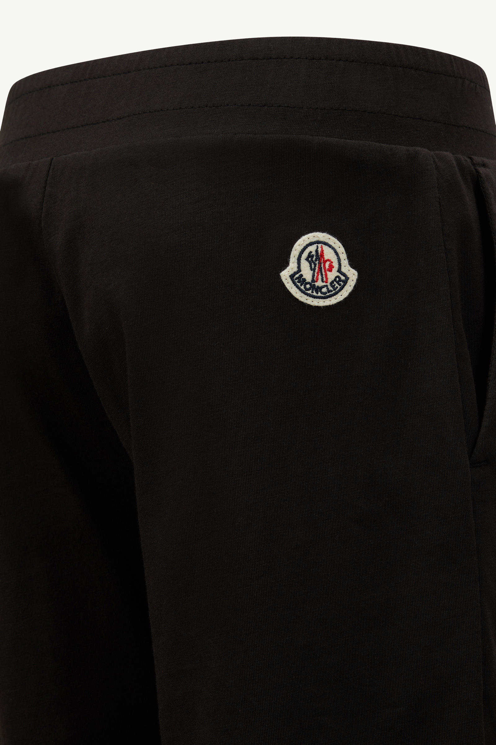 Cotton Jersey Shorts Boy Black Moncler 2