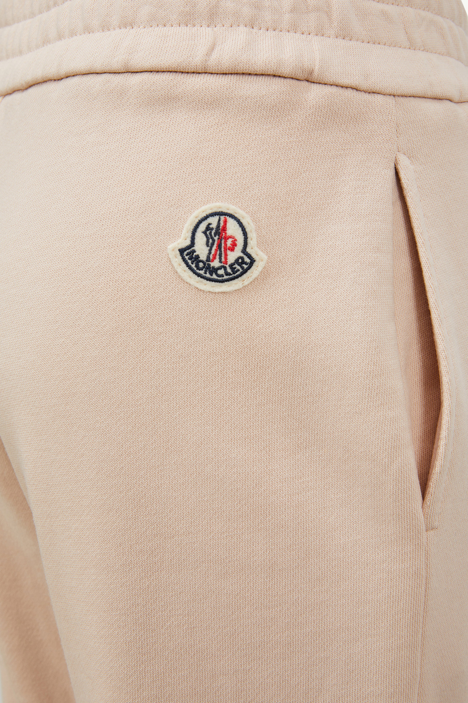 Cotton Track Pants Girl Light Pink Moncler 3