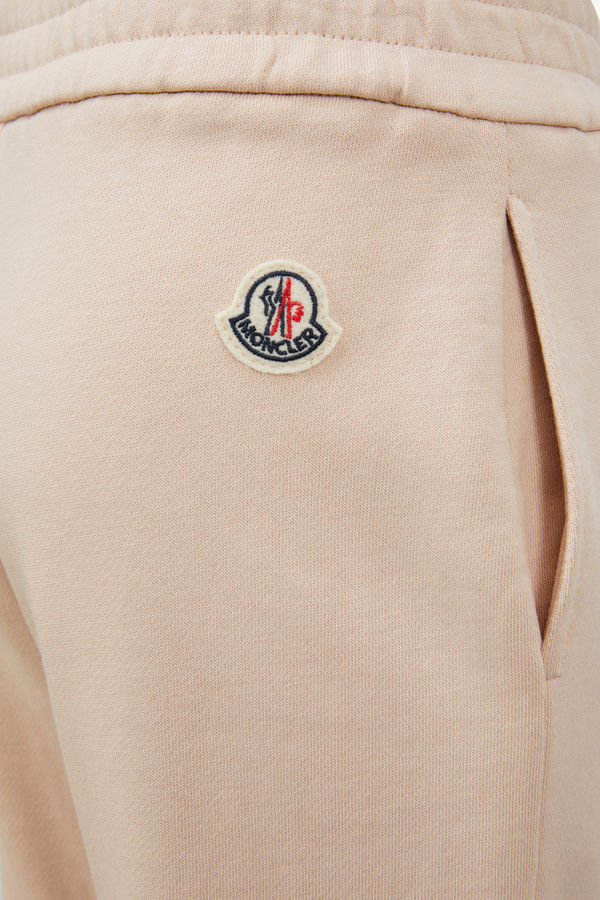 Pantalon de survêtement en coton Fille Rose Clair Moncler 3