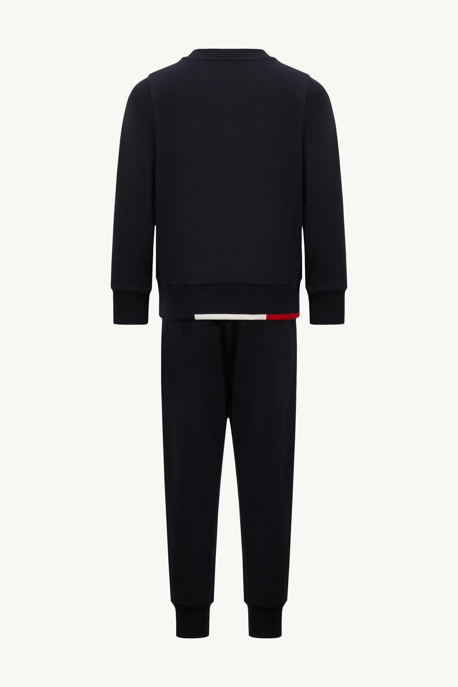 Tricolor-Trimmed Cotton Tracksuit Set Boy Night Blue Moncler 1