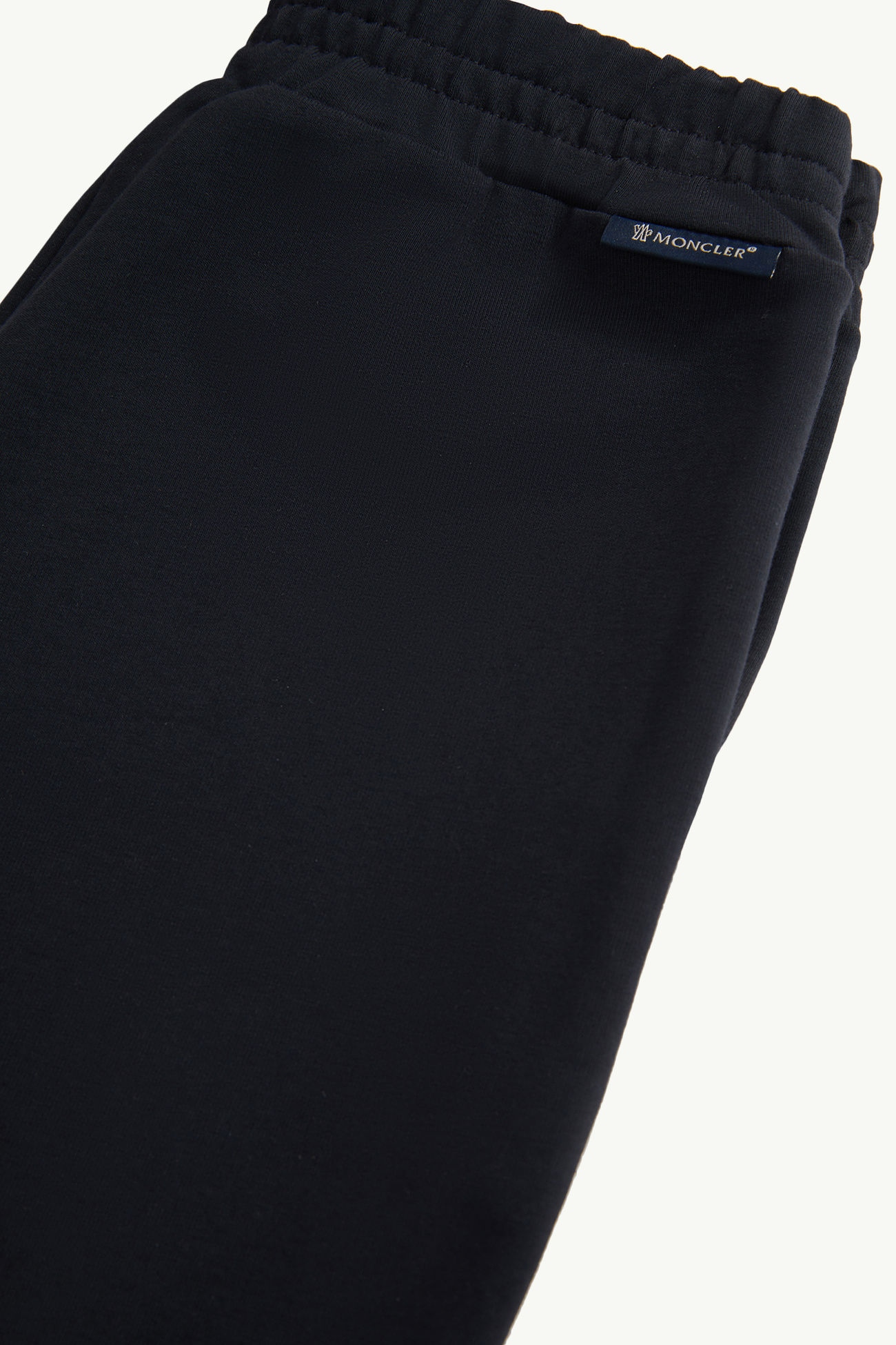 Set di tuta con orlo tricolore in cotone Bambino Blu Notte Moncler 3