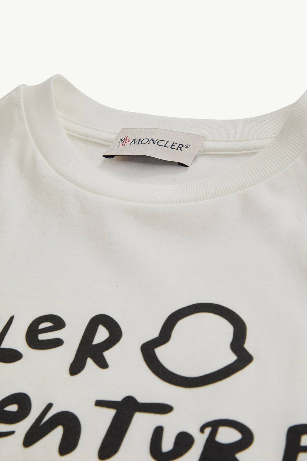 Set aus Baumwolljersey mit handschriftlichem Logo Jungen Schwarz & Weiß Moncler 3