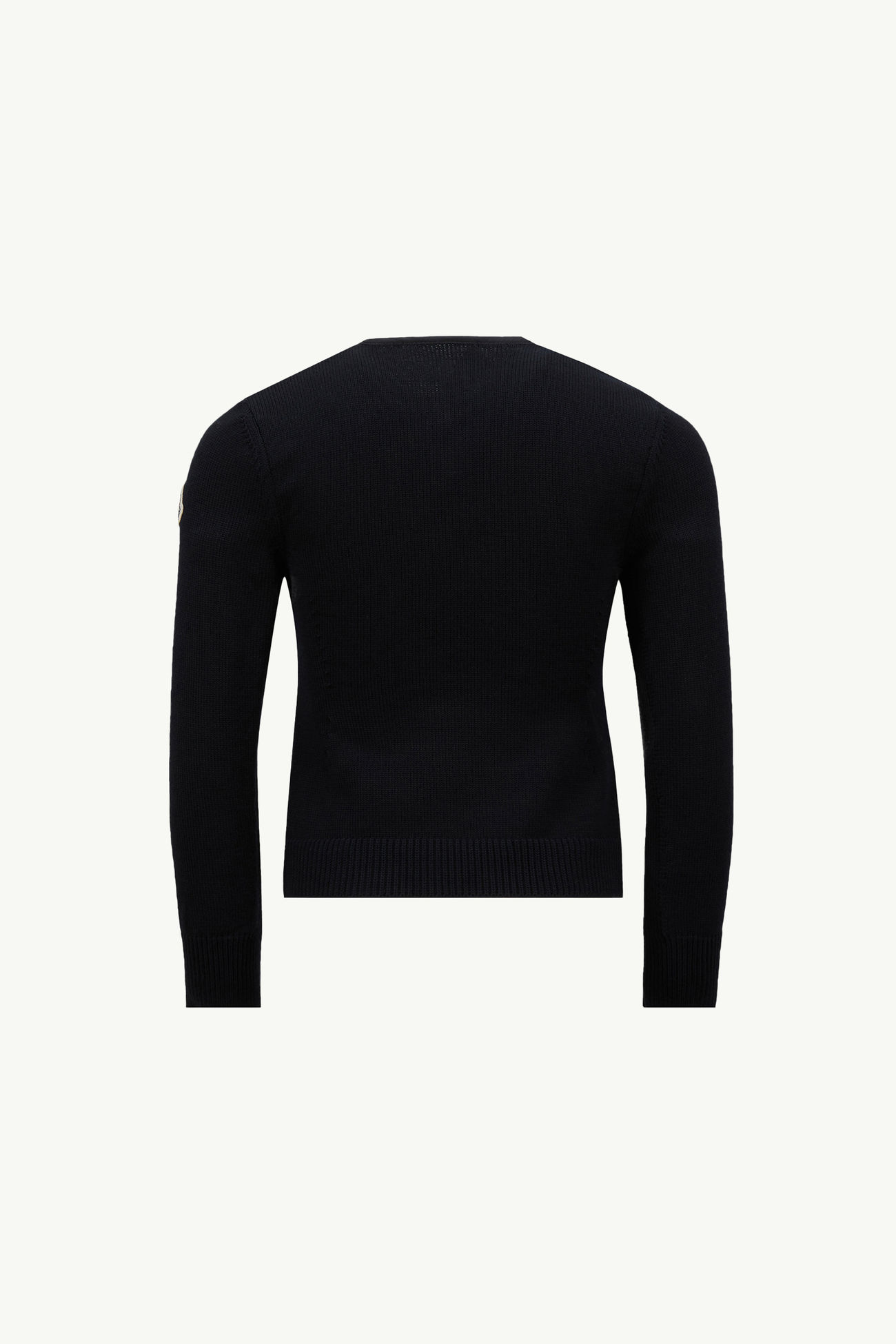 Wattierte Strickjacke aus Baumwolle Mädchen Navyblau Moncler 2