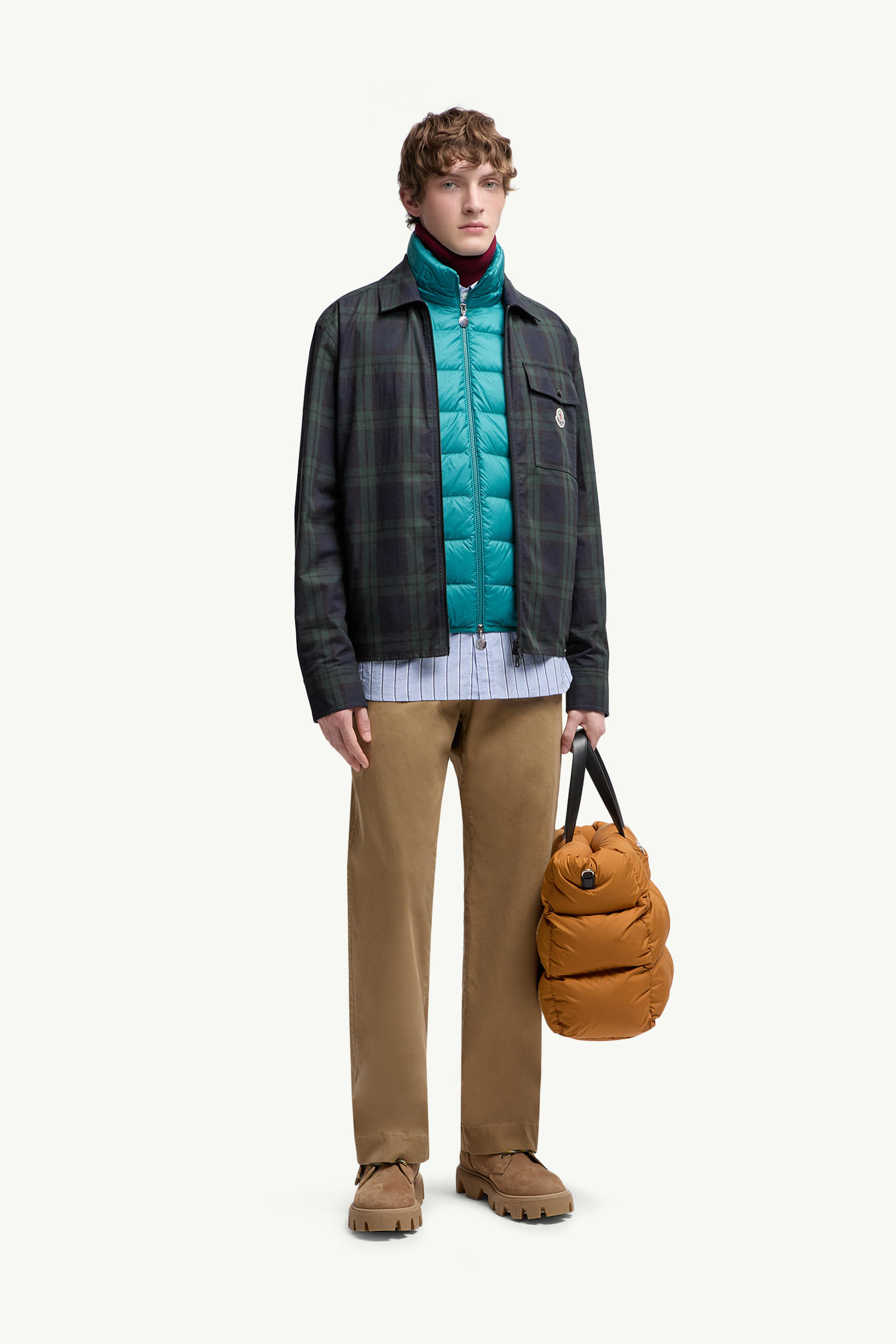 Rocoque羽絨背心 男士 綠松石色 Moncler 0