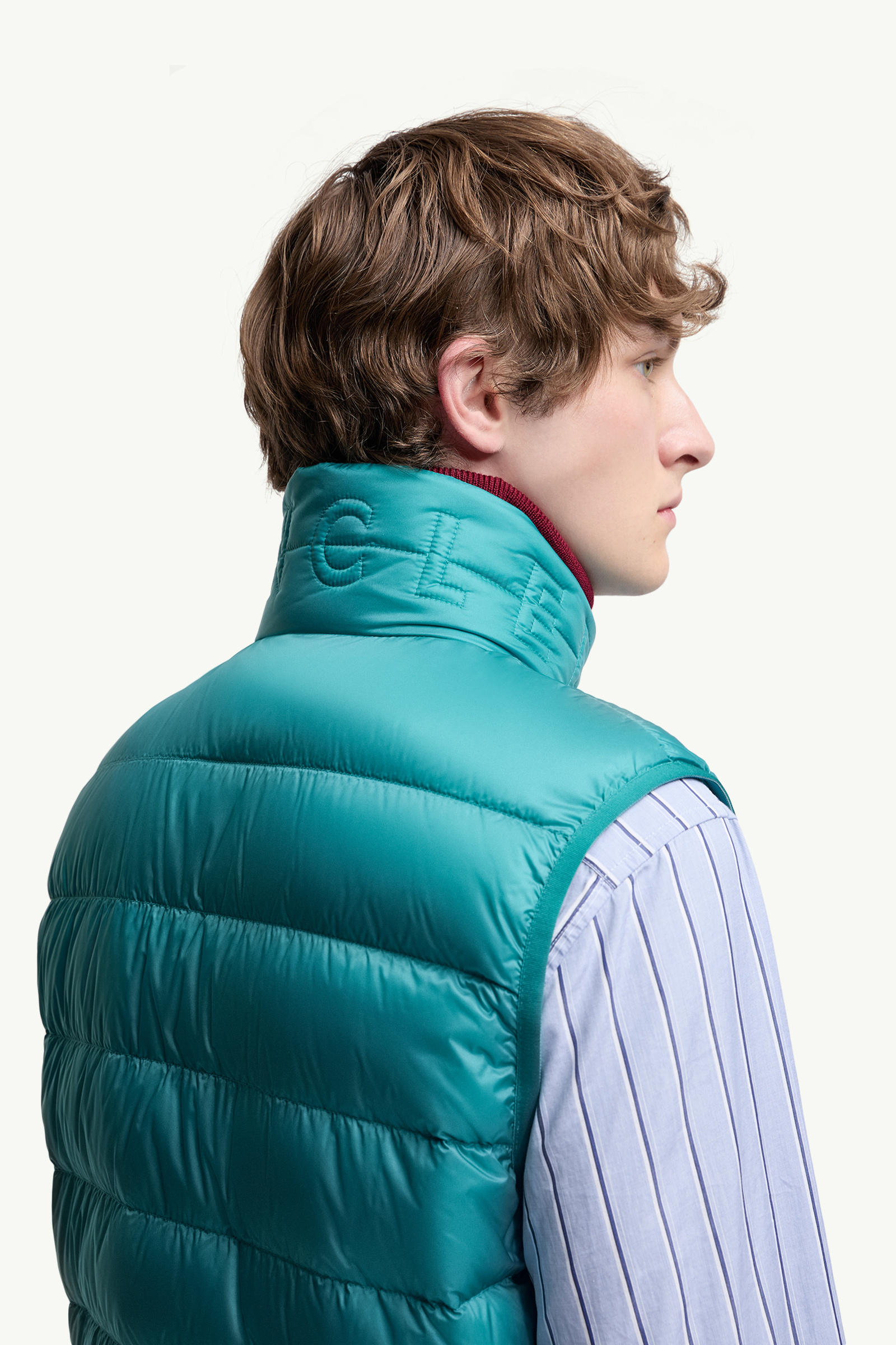 Rocoque Down Gilet Men Turquoise Moncler 5
