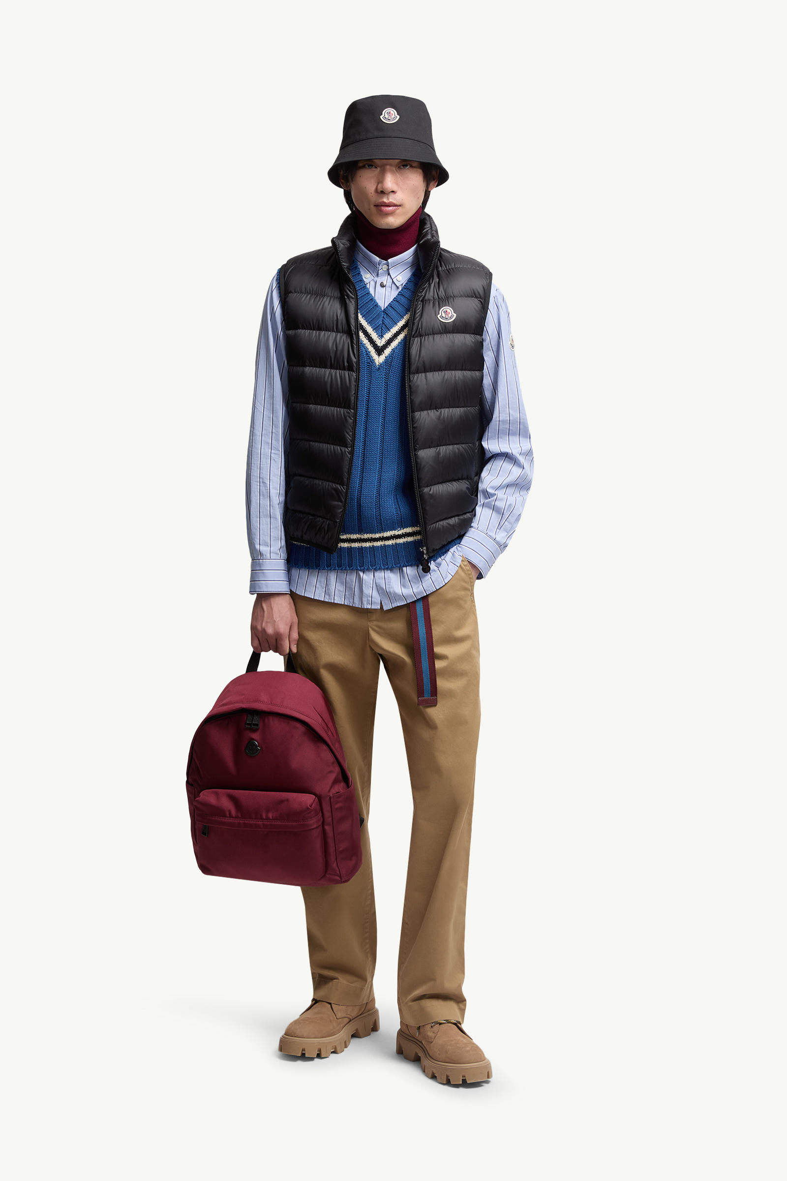 Rocoque Down Gilet Men Black Moncler 0