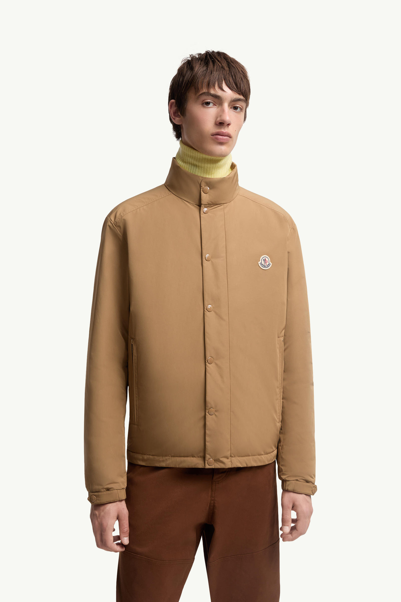 Epine Short Down Jacket Men Beige Moncler 3