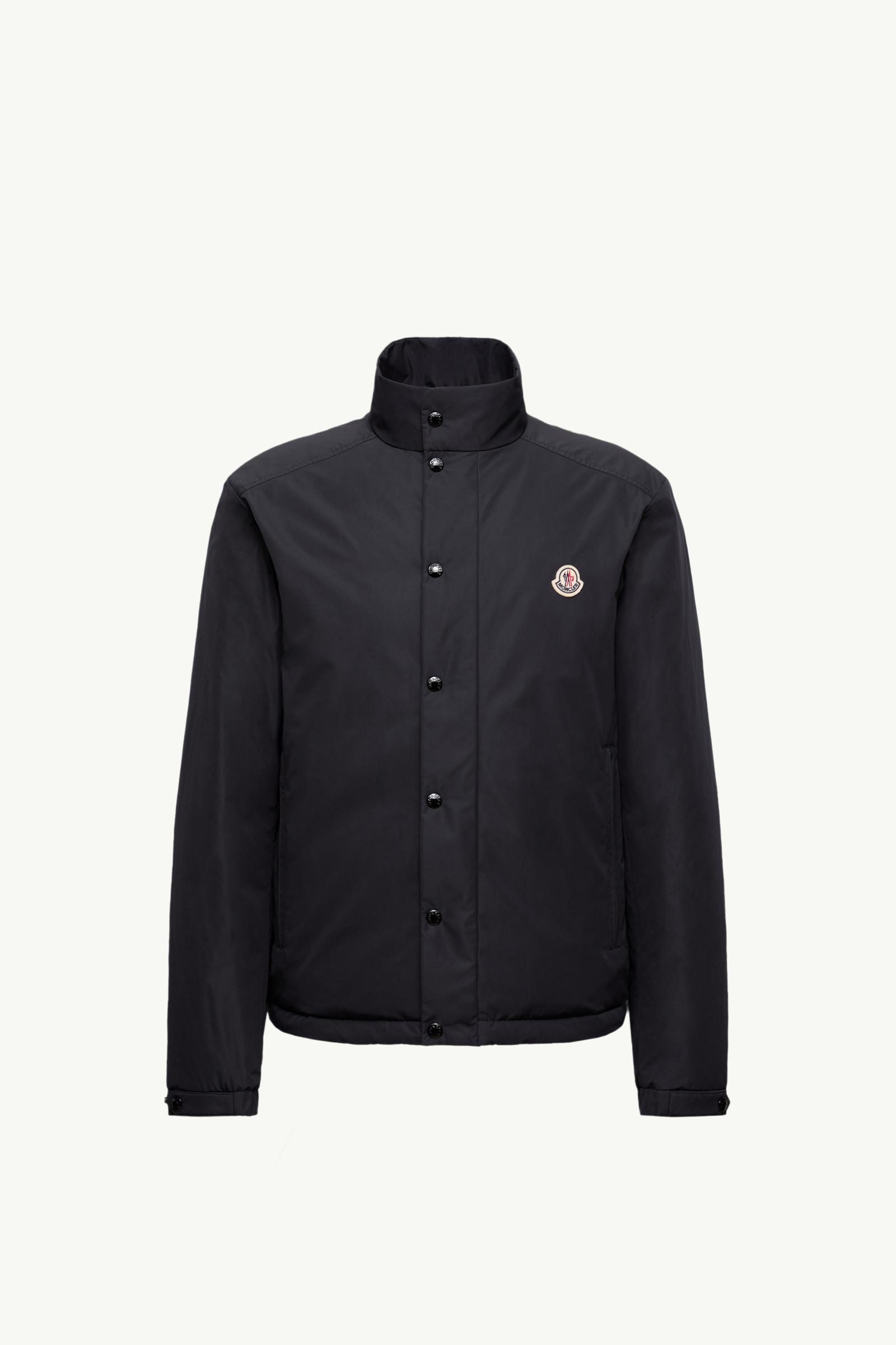 ジャケット・アウター MONCLER EPINE Black Epine Short Down Jacket - Short Down Jackets for Men