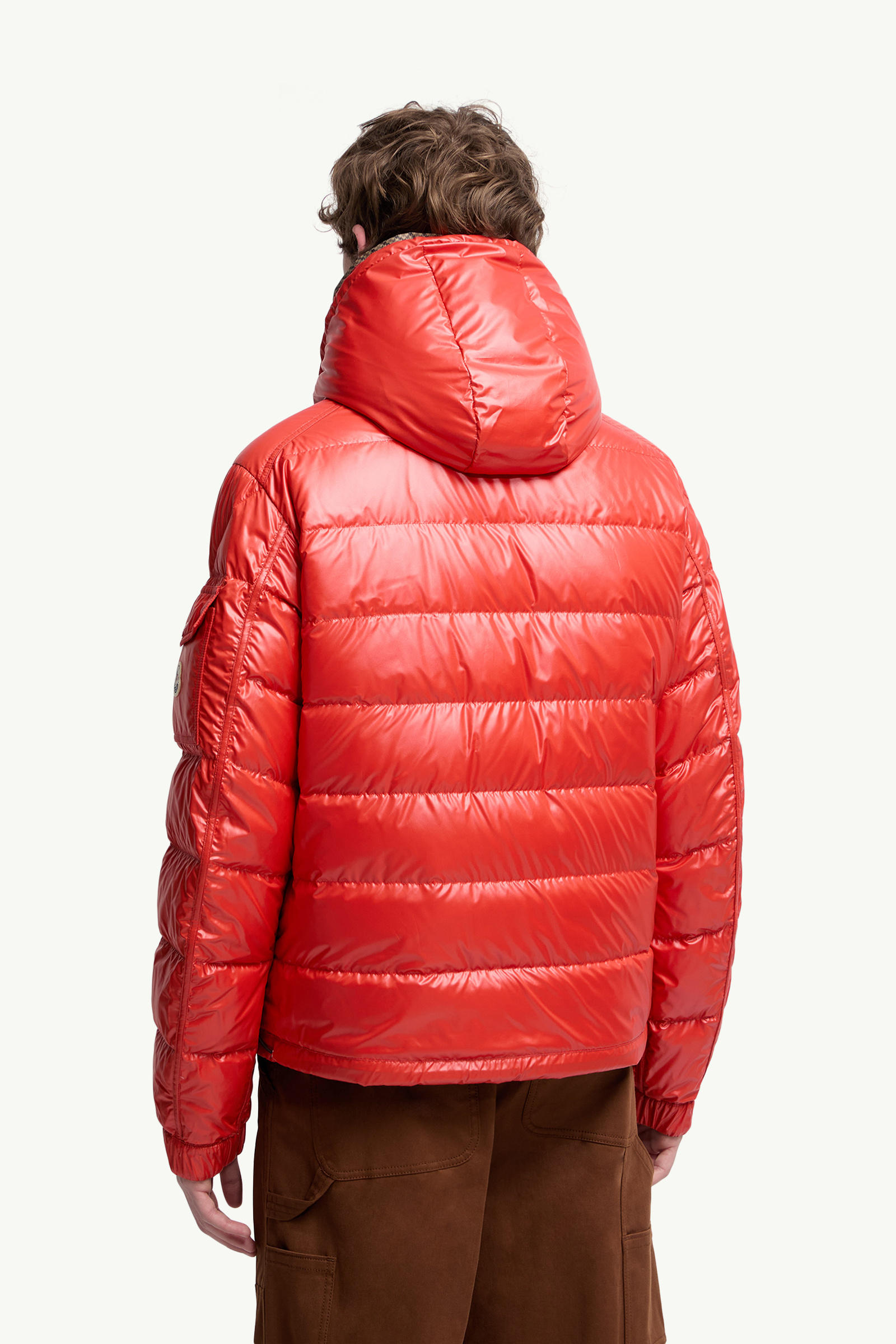 Jonage Reversible Hooded Short Down Jacket Men Brown Moncler 6