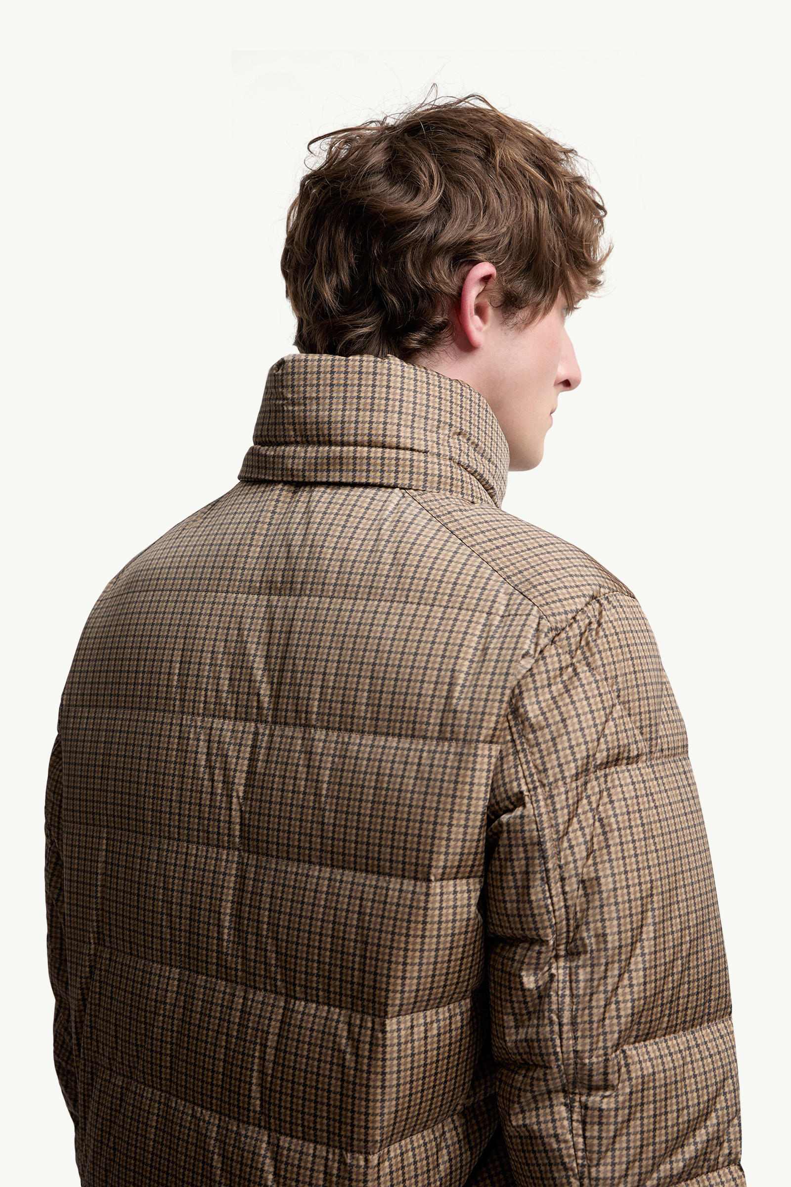 Jonage Reversible Hooded Short Down Jacket Men Brown Moncler 8