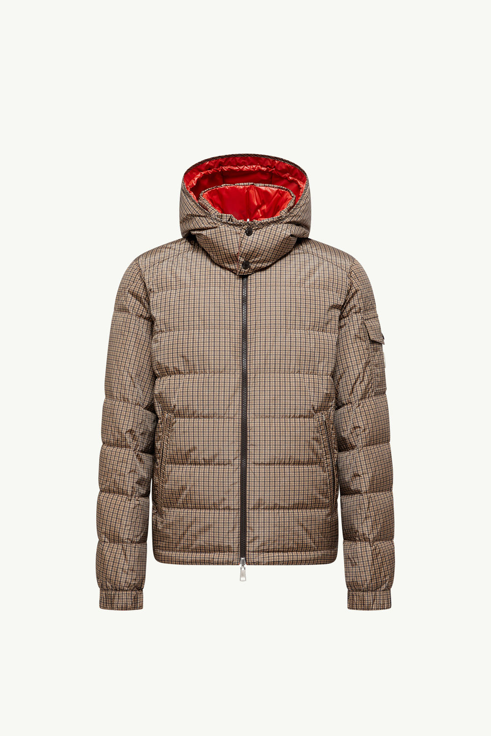 Jonage Reversible Hooded Short Down Jacket Men Brown Moncler 2
