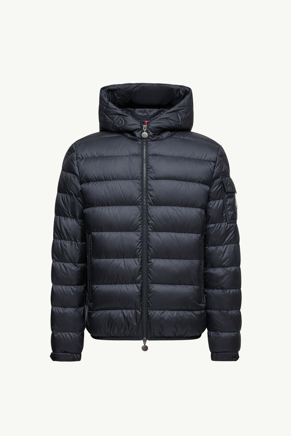 Najan Hooded Short Down Jacket Men Blue Moncler 2