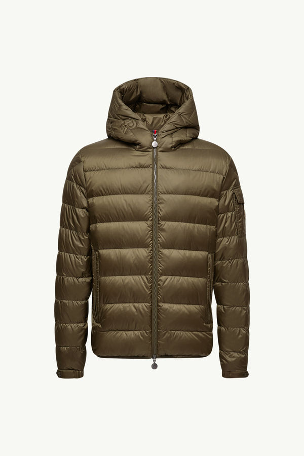 Najan Hooded Short Down Jacket Men Olive Green Moncler 2