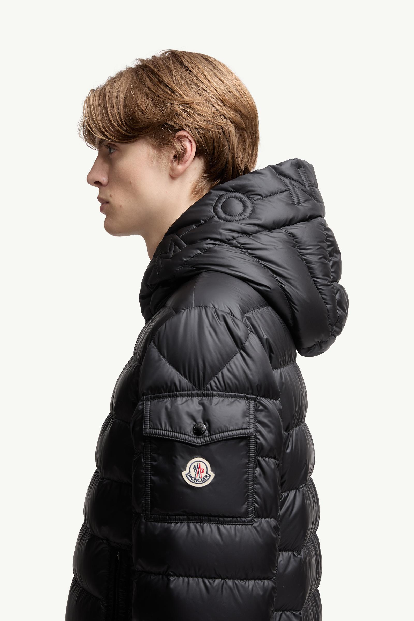 Najan Hooded Short Down Jacket Men Black Moncler 1