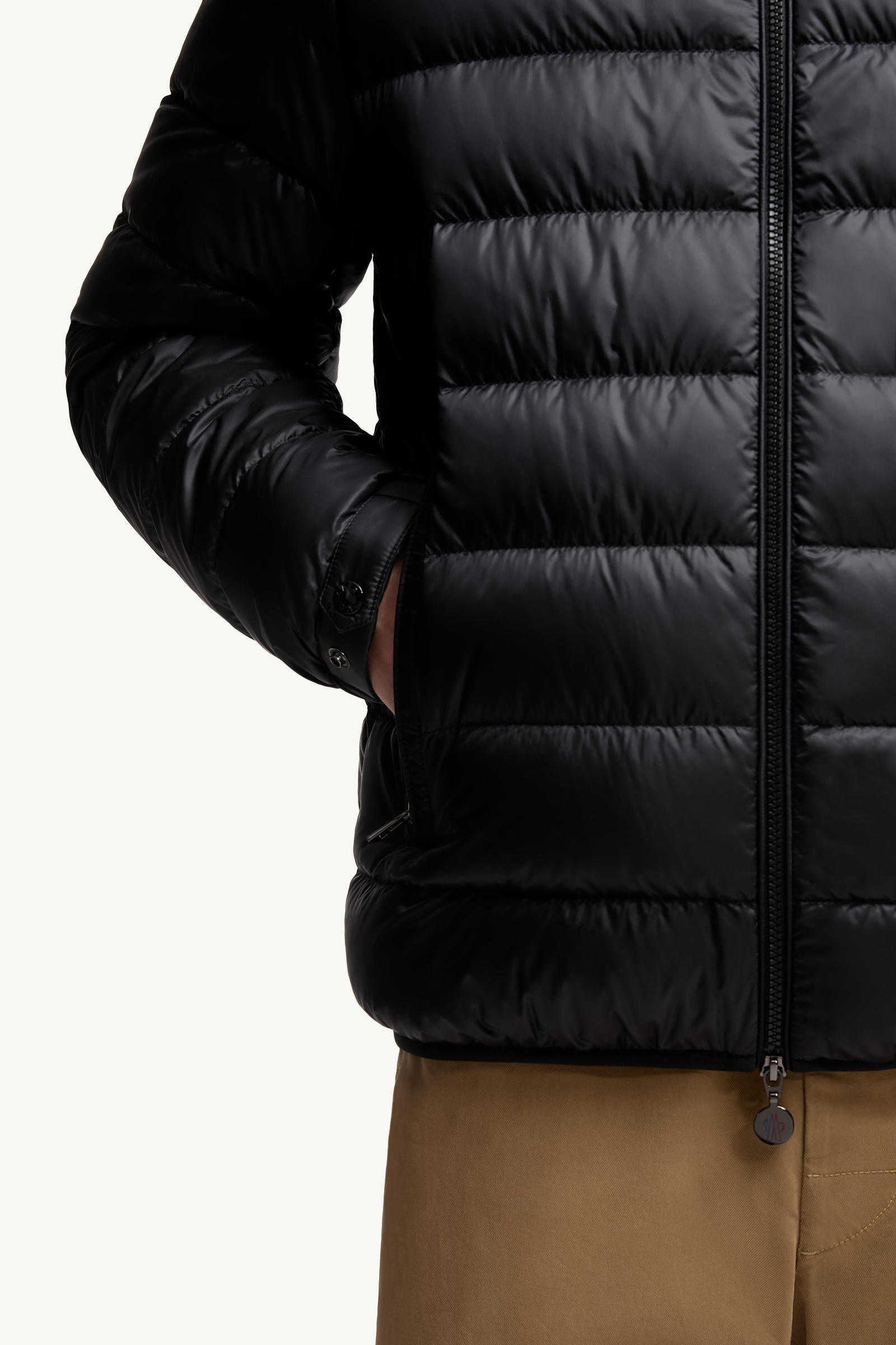 Najan Hooded Short Down Jacket Men Black Moncler 5